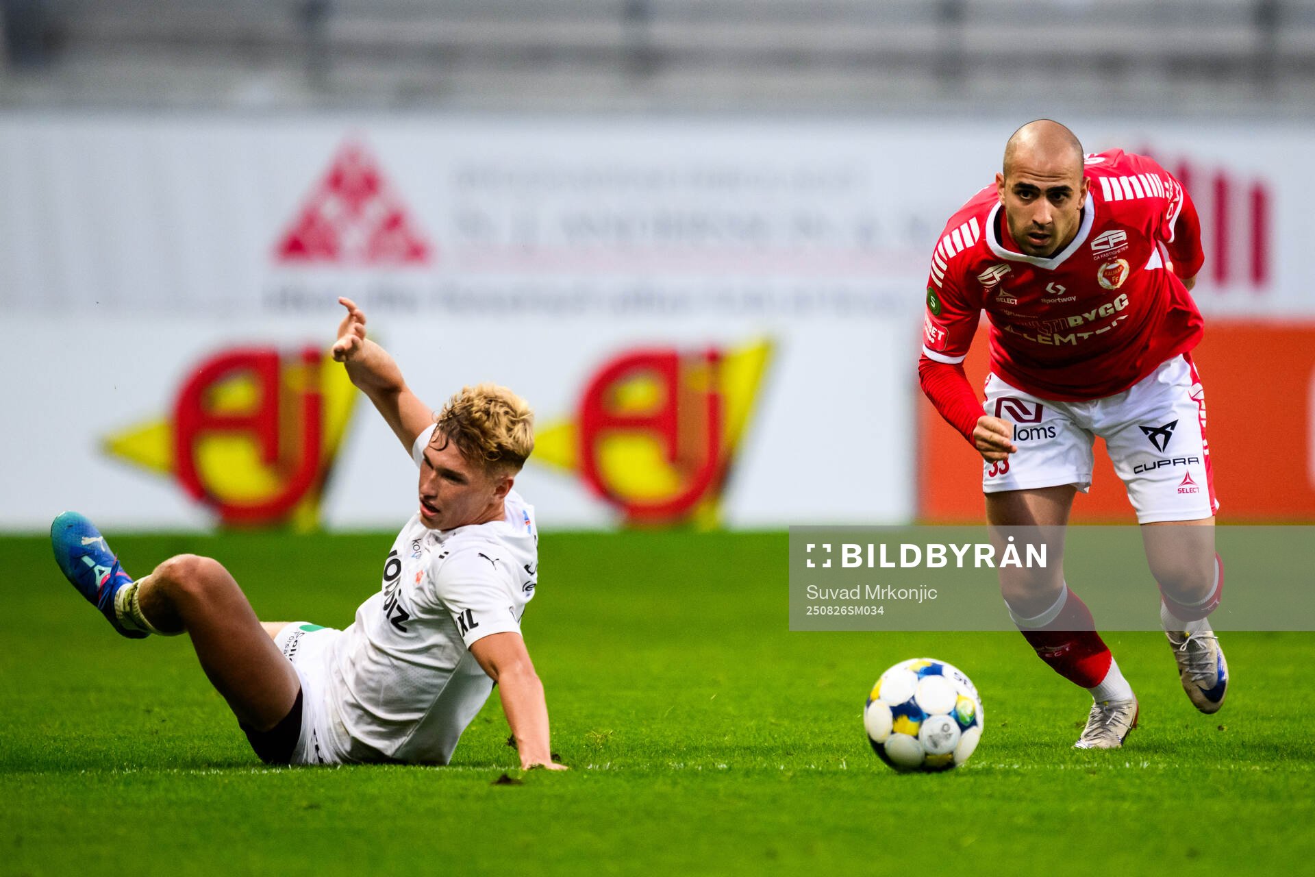 Helsingborgs Benjamin Örn och Kalmars Saba Mamatsashvili