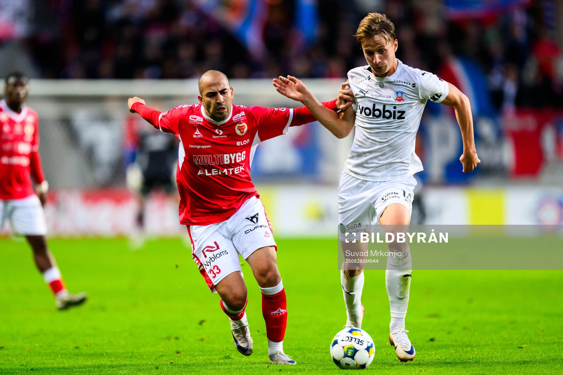 Kalmars Saba Mamatsashvili och Helsingborgs Lukas Kjellnäs