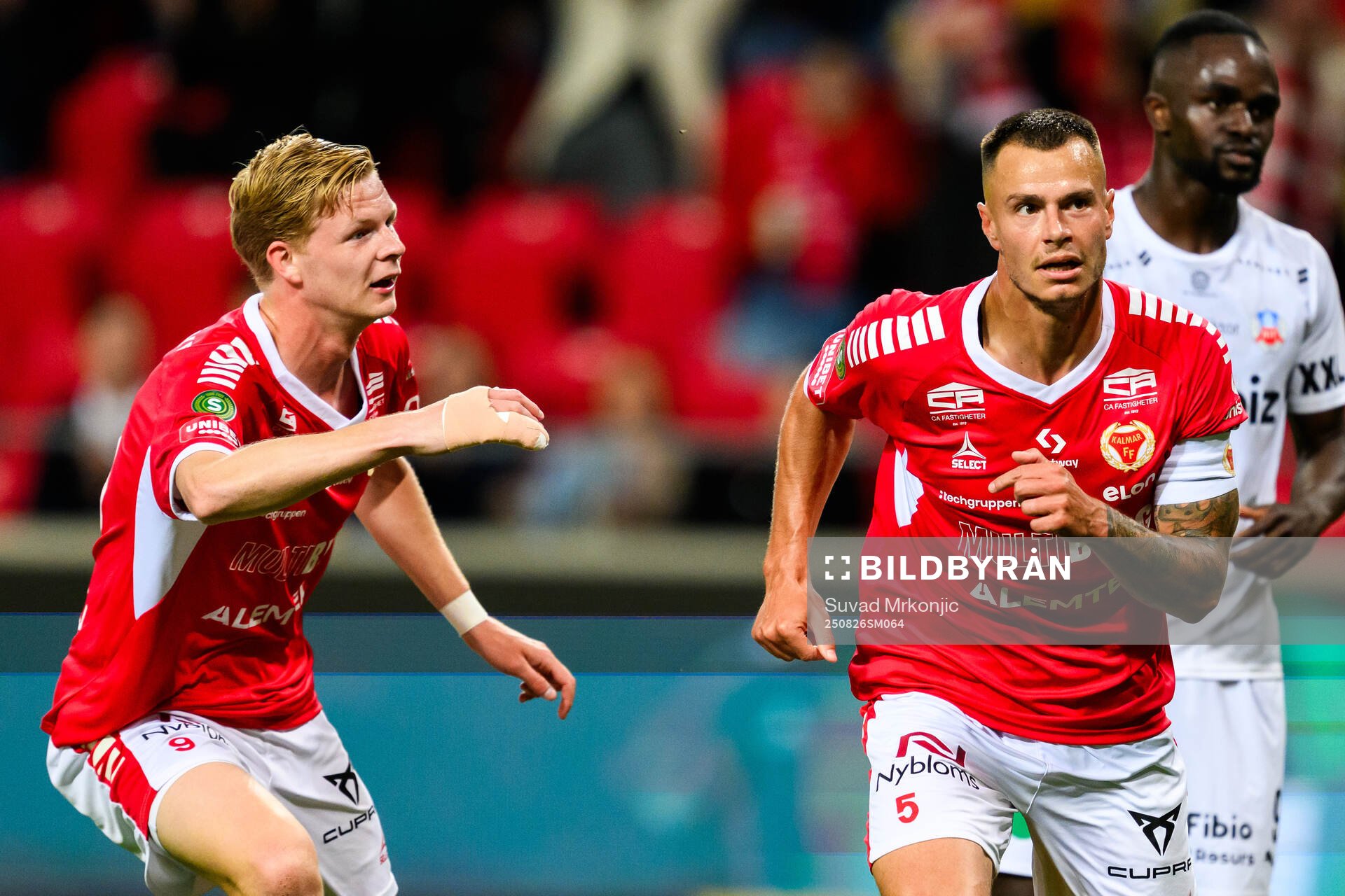 Kalmars Melker Hallberg jublar