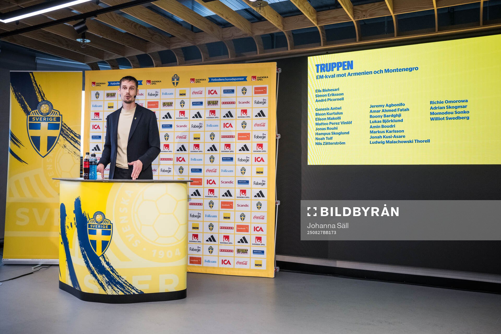 Daniel Bäckström, head coach of the Swedish under-21