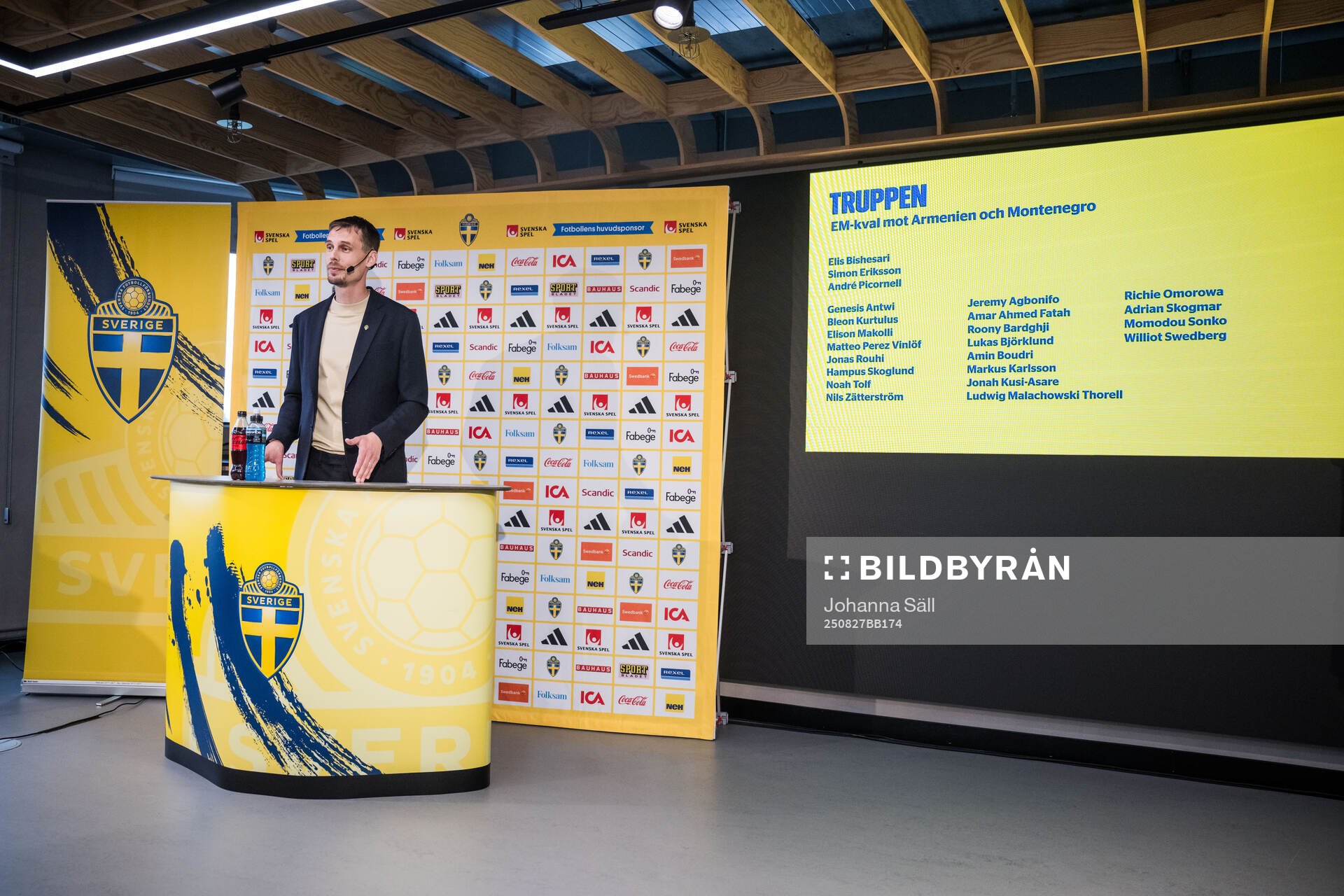 Daniel Bäckström, head coach of the Swedish under-21