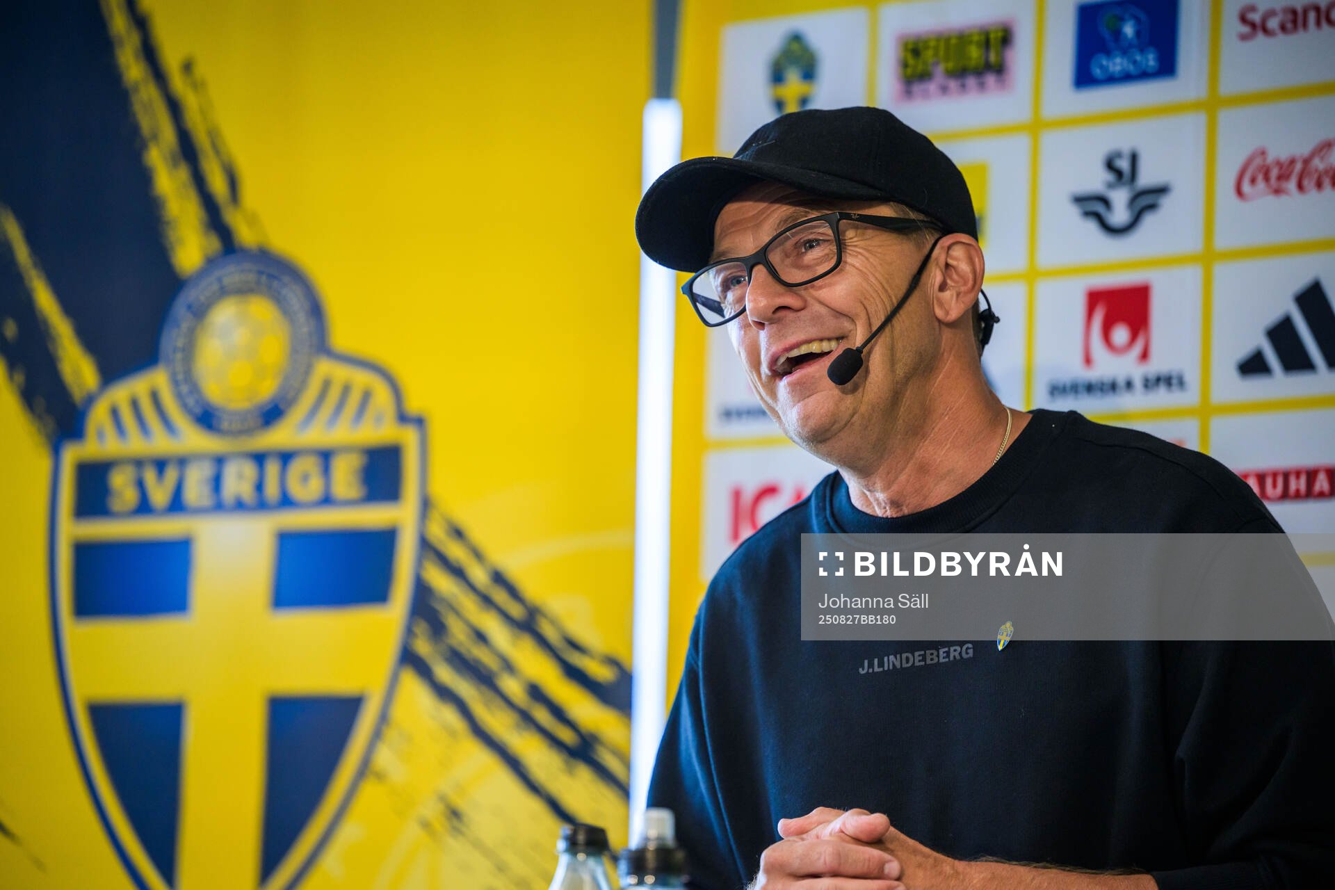 Head coach Tony Gustavsson of the Swedish women's national