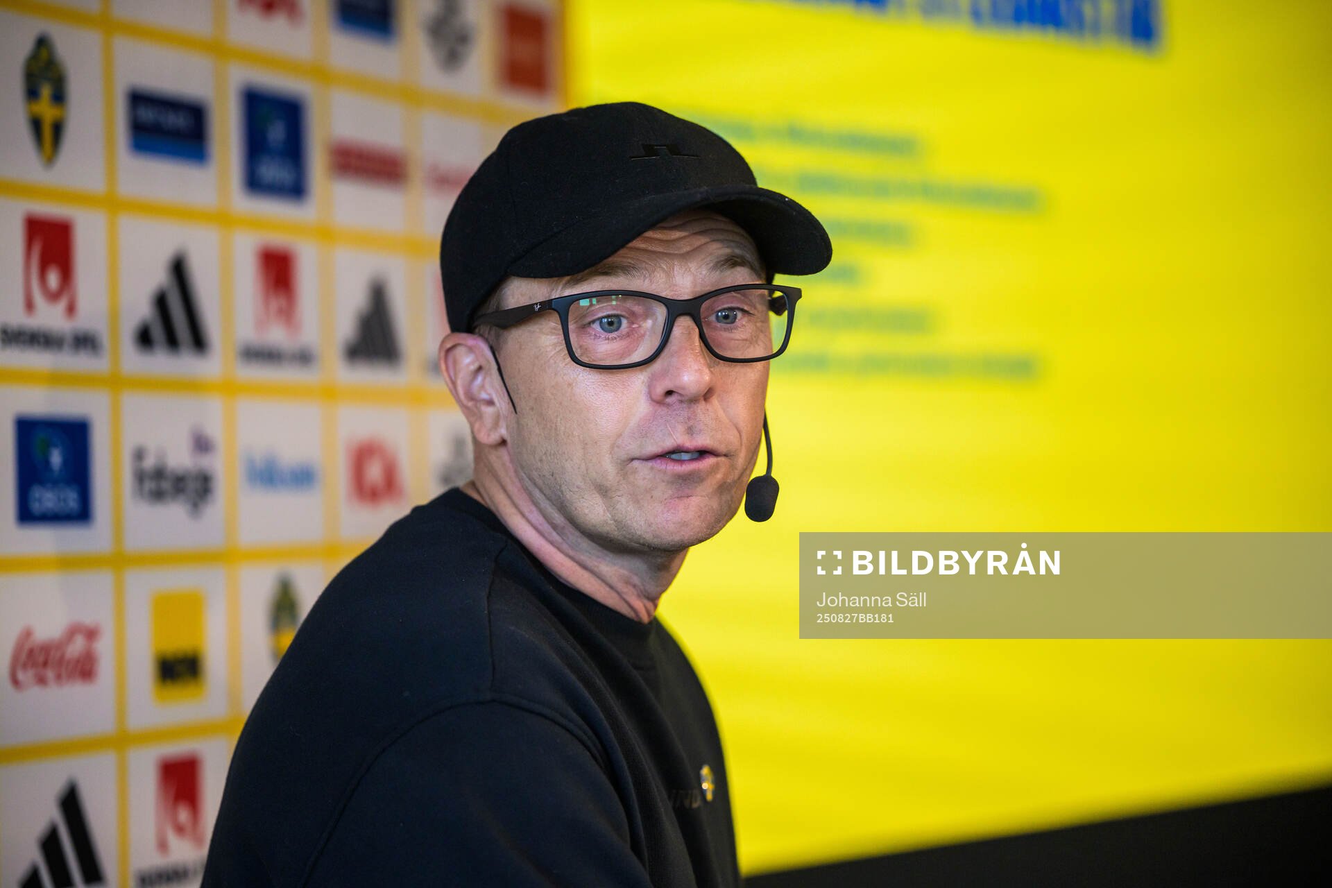 Head coach Tony Gustavsson of the Swedish women's national