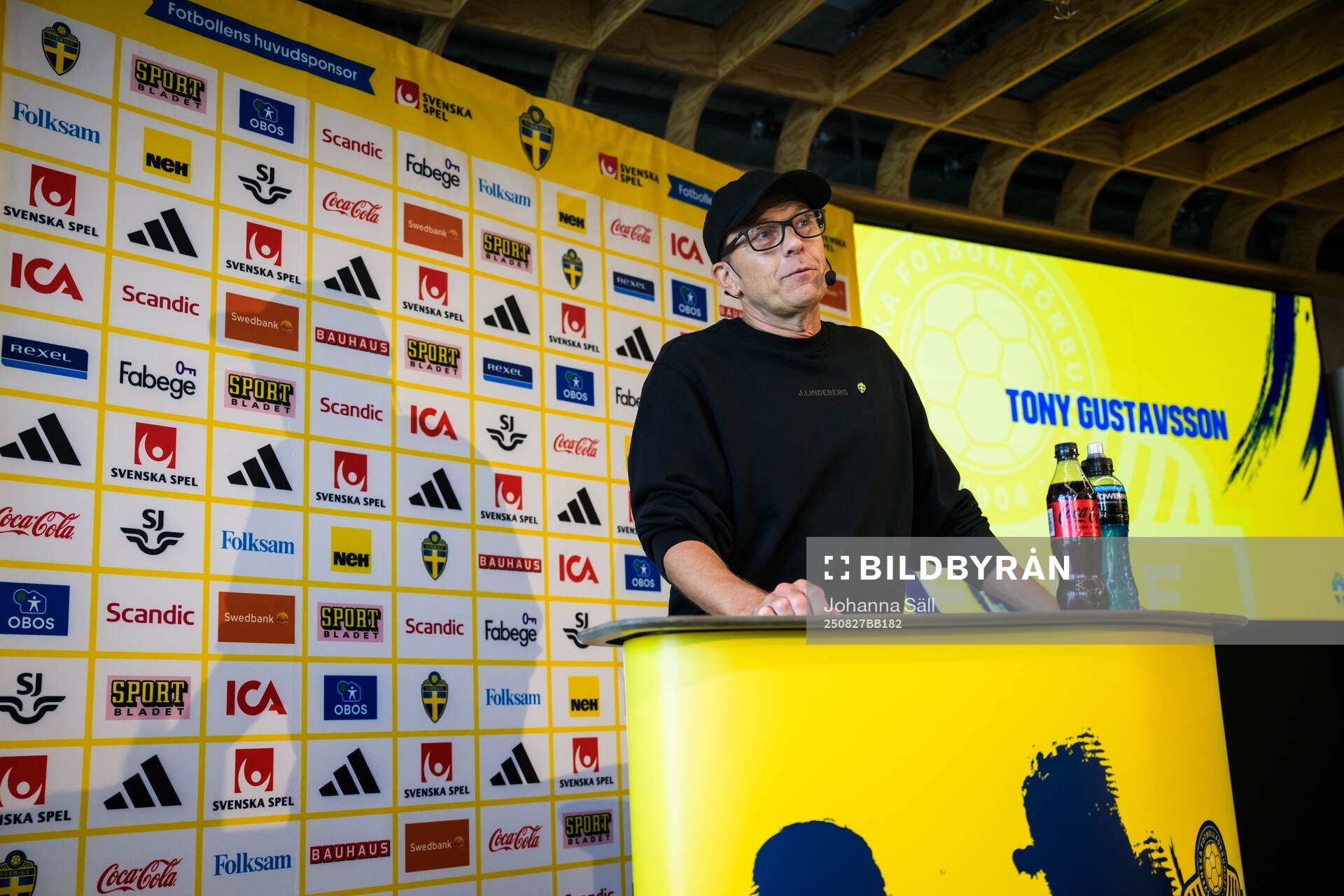 Head coach Tony Gustavsson of the Swedish women's national