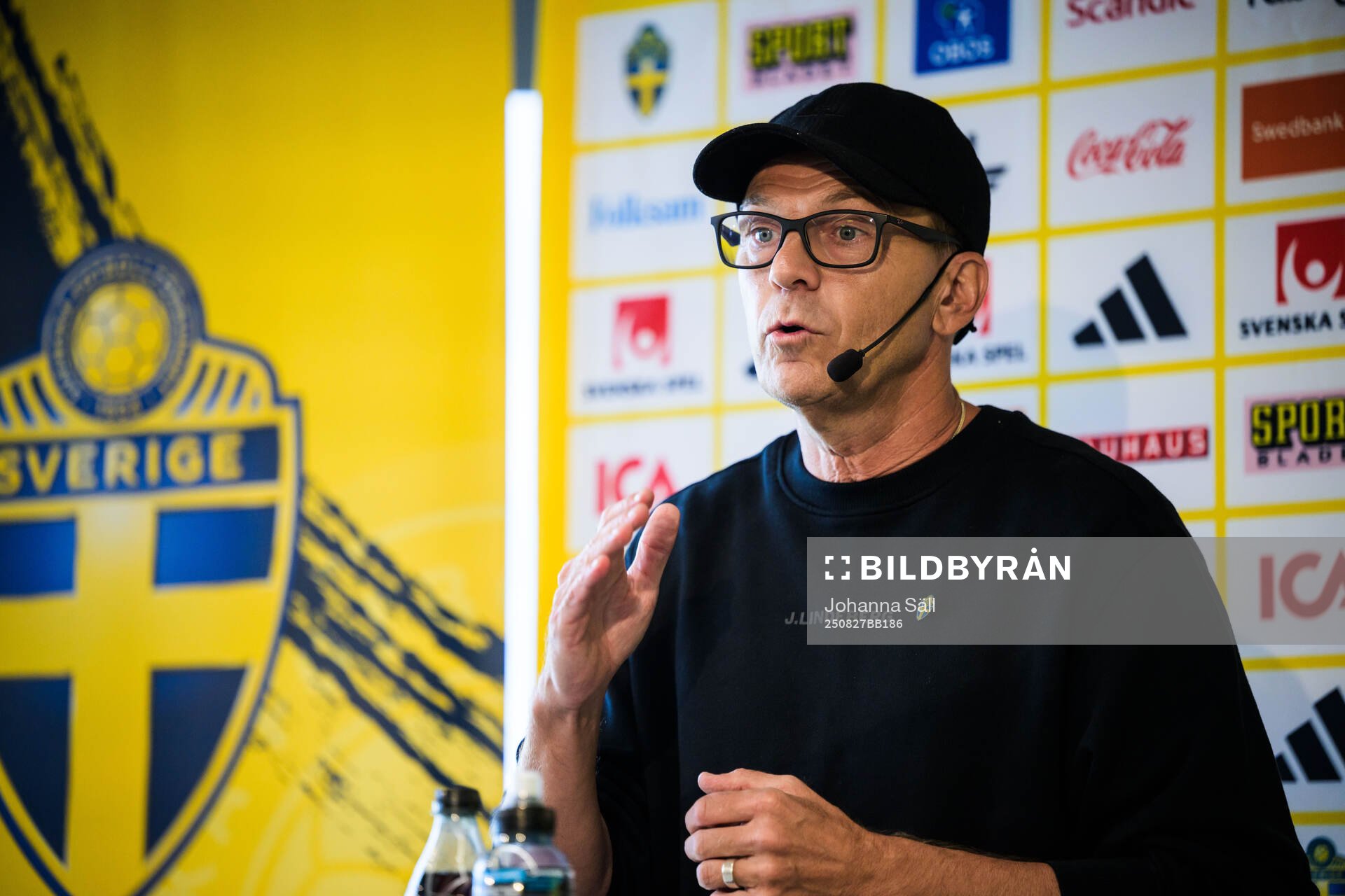 Head coach Tony Gustavsson of the Swedish women's national