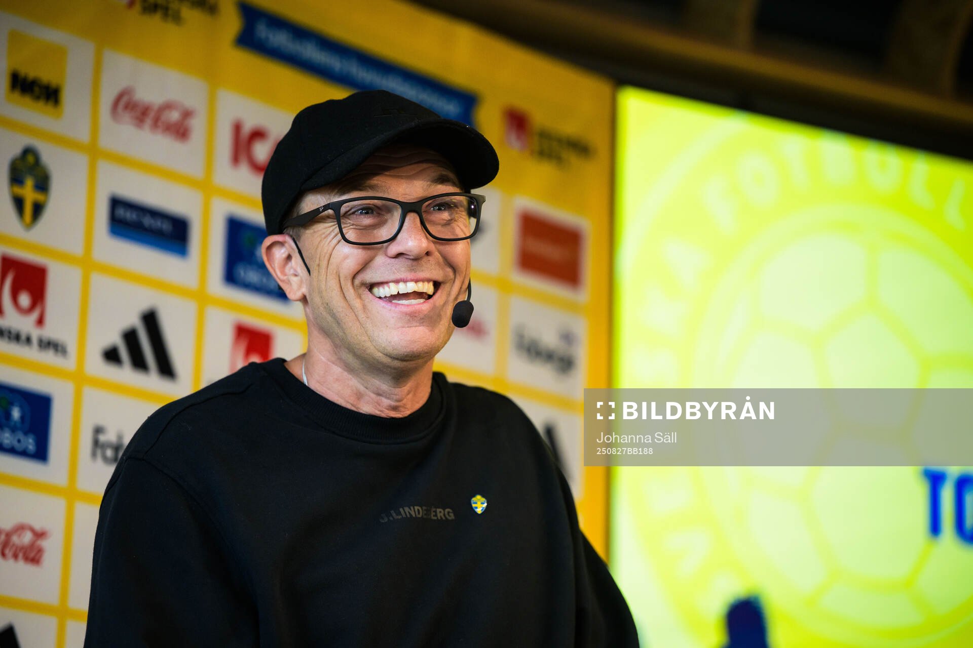 Head coach Tony Gustavsson of the Swedish women's national