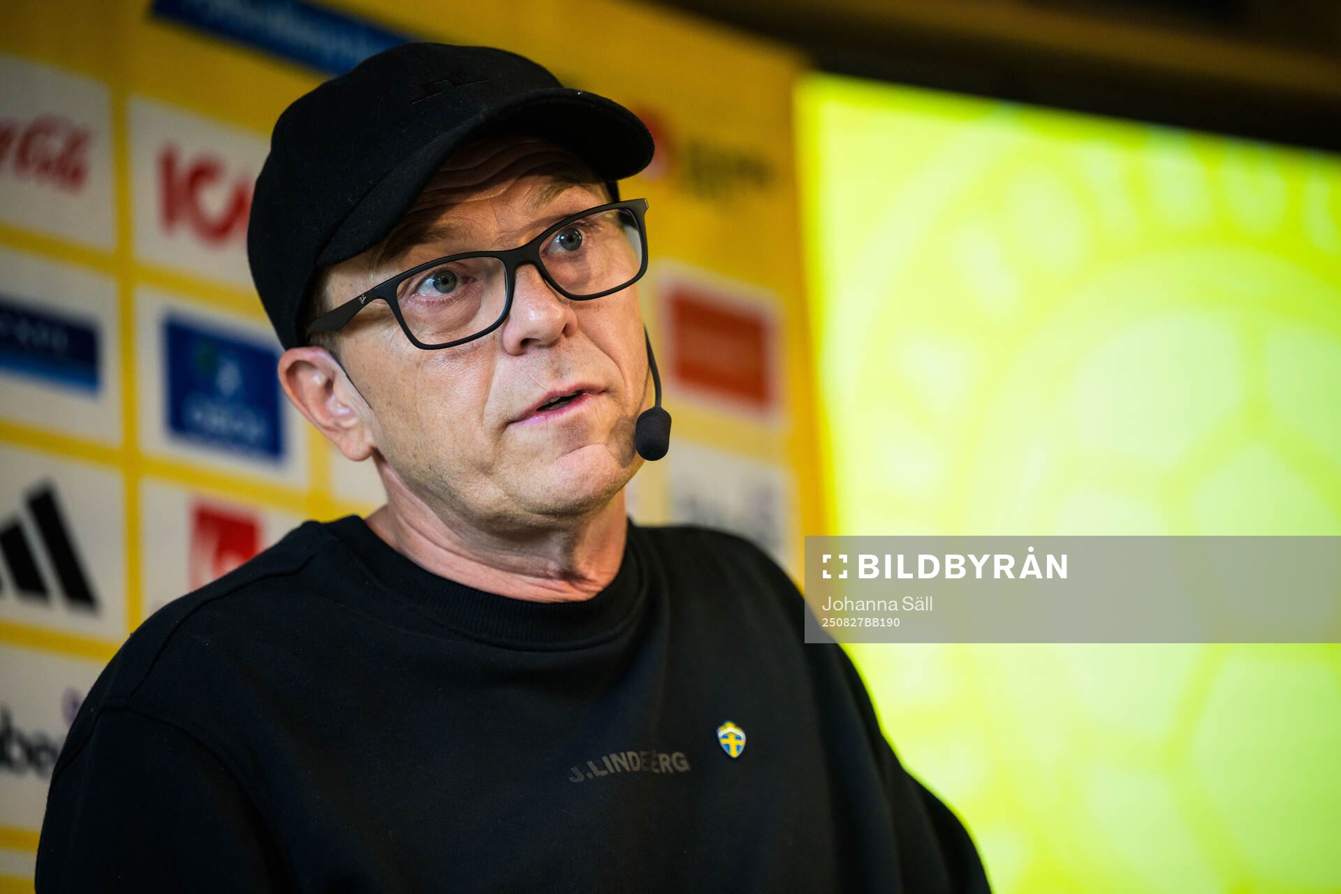 Head coach Tony Gustavsson of the Swedish women's national
