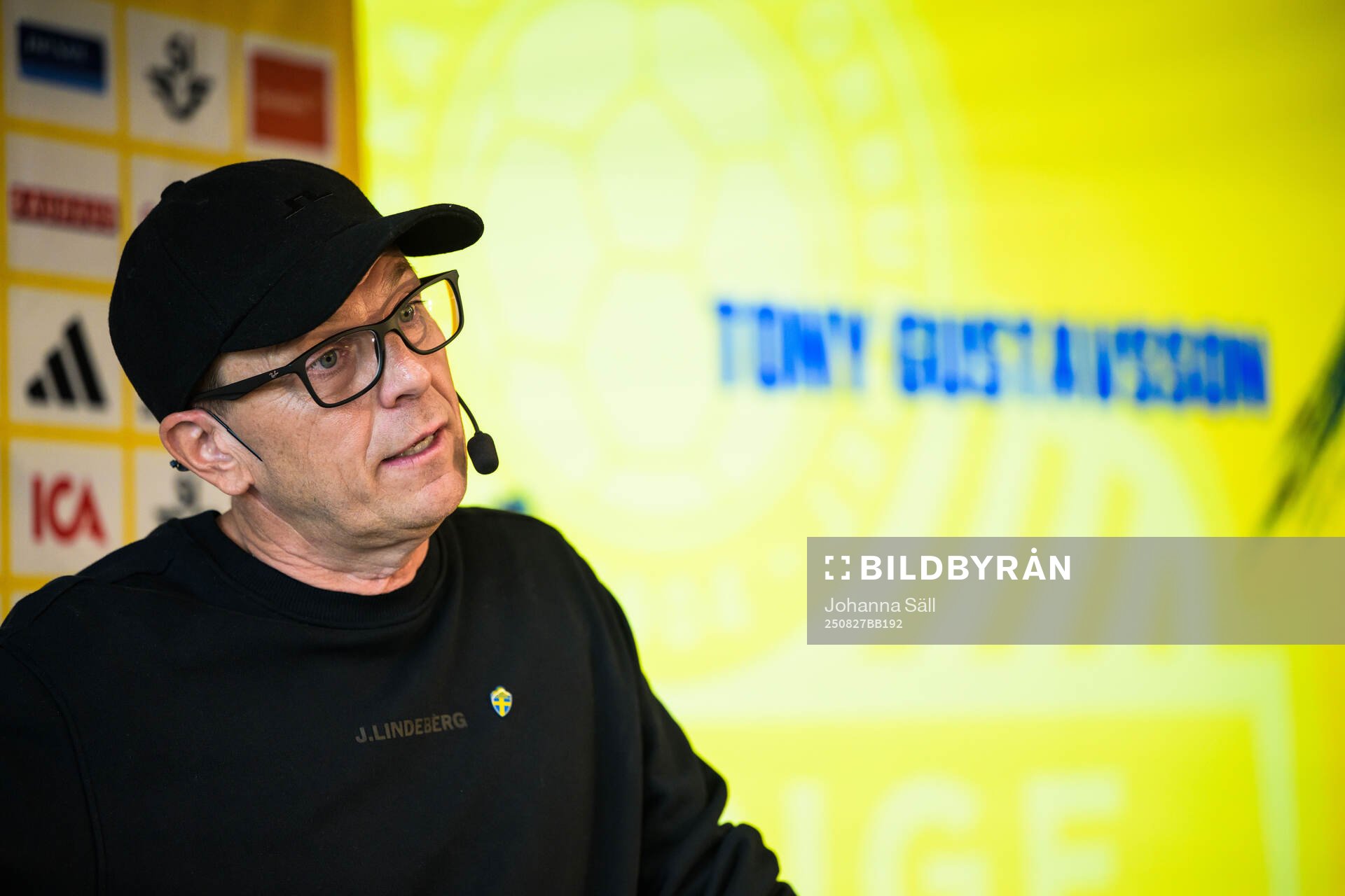Head coach Tony Gustavsson of the Swedish women's national