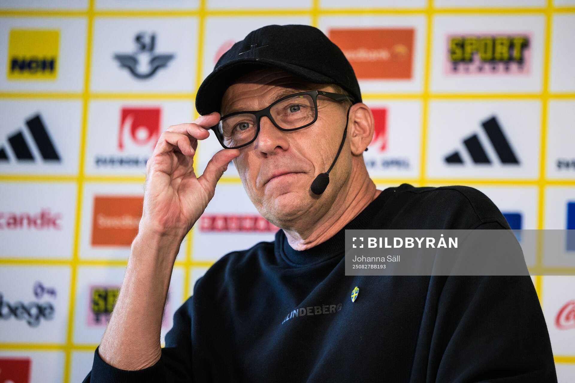 Head coach Tony Gustavsson of the Swedish women's national