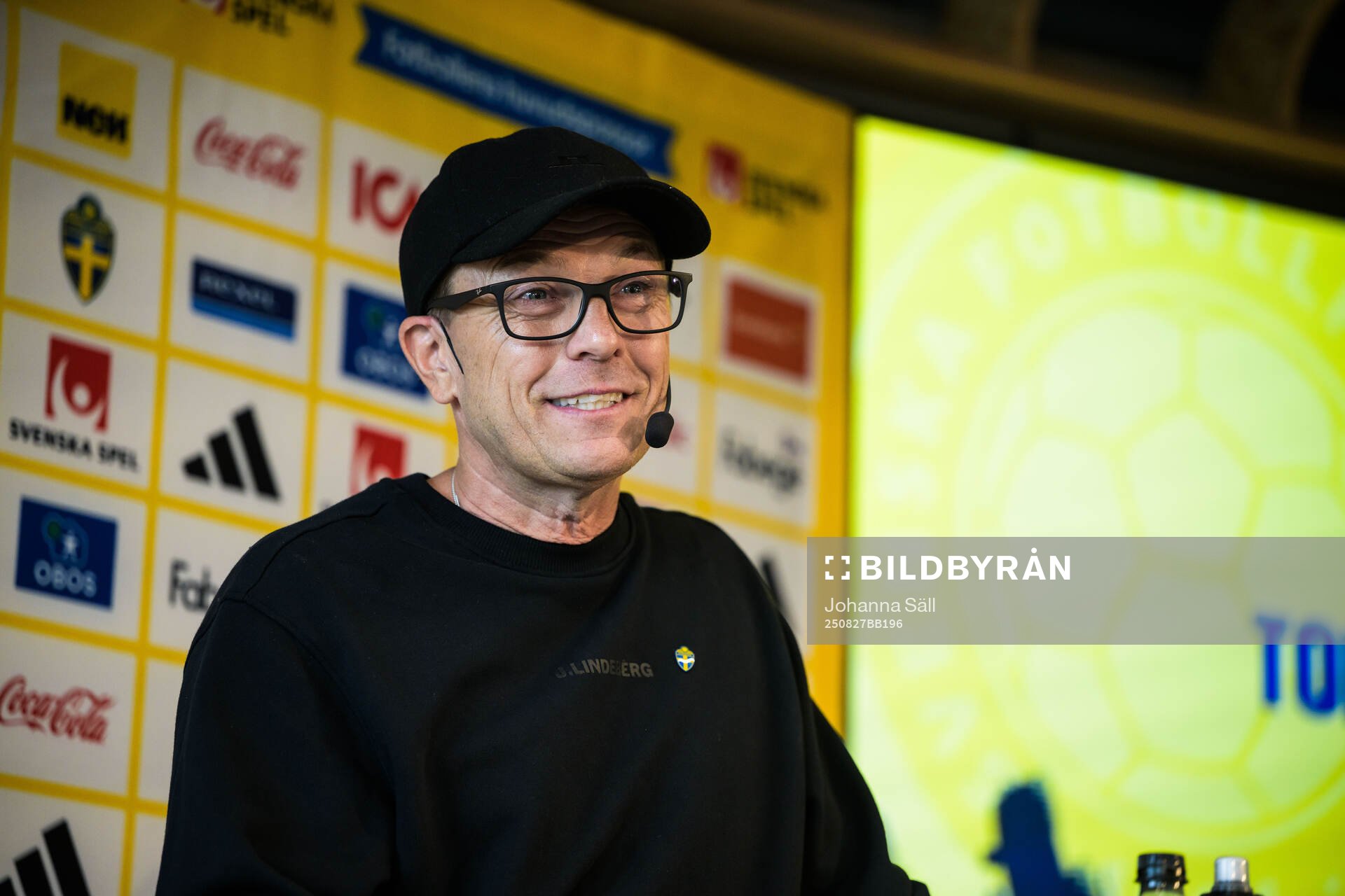 Head coach Tony Gustavsson of the Swedish women's national
