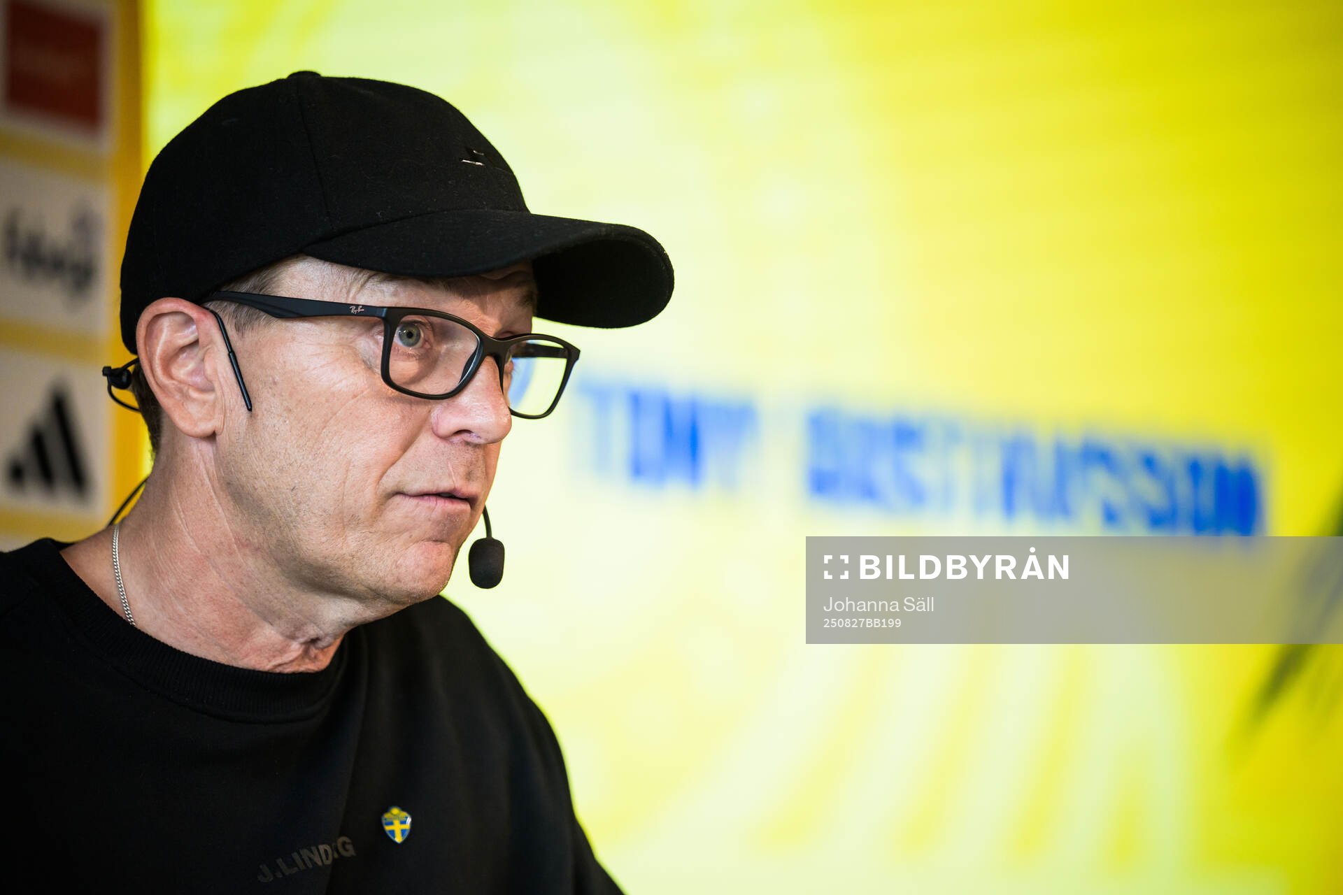 Head coach Tony Gustavsson of the Swedish women's national