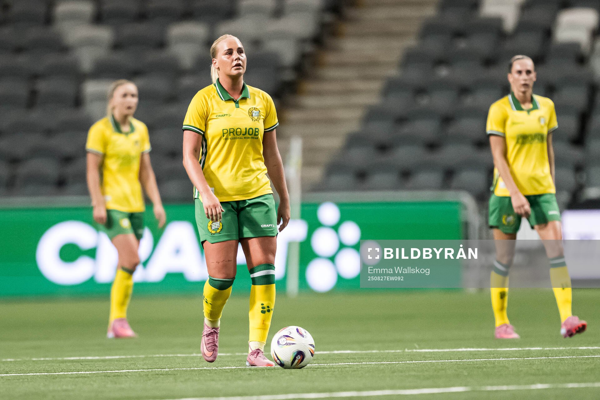 Cathinka Tandberg  of Hammarby looks dejected