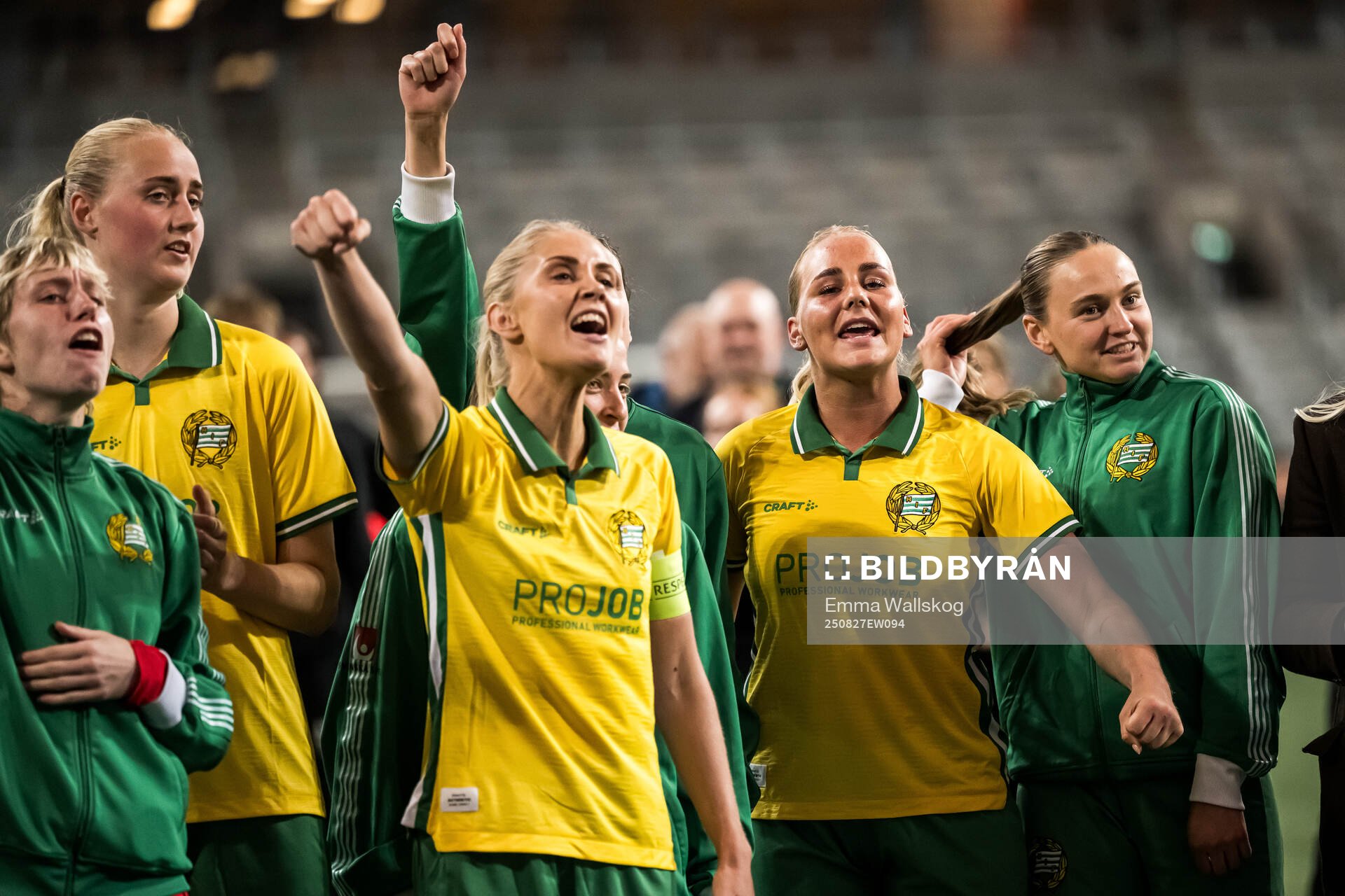 Alice Carlsson, Cathinka Tandberg and Vilde Hasund of