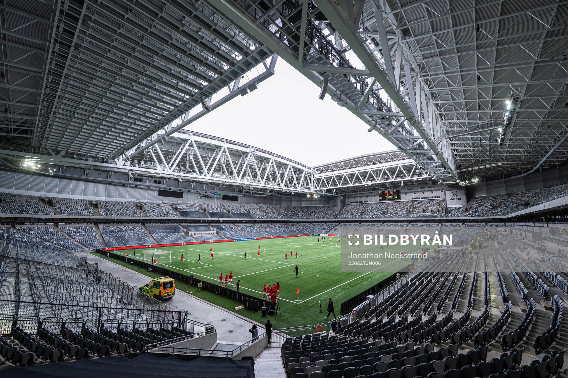 3Arena prior to the start of the UEFA Women's Champions