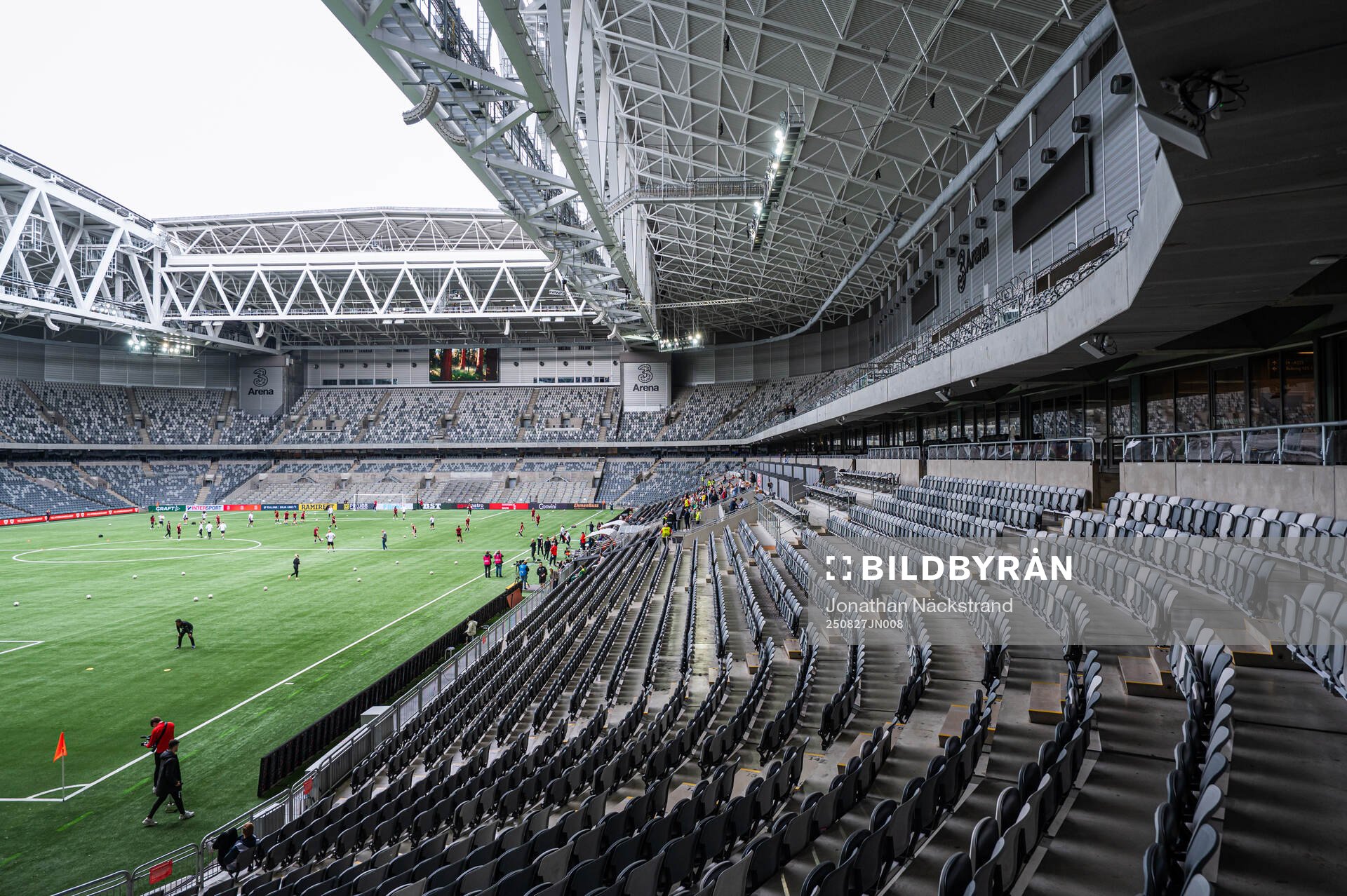 3Arena prior to the start of the UEFA Women's Champions