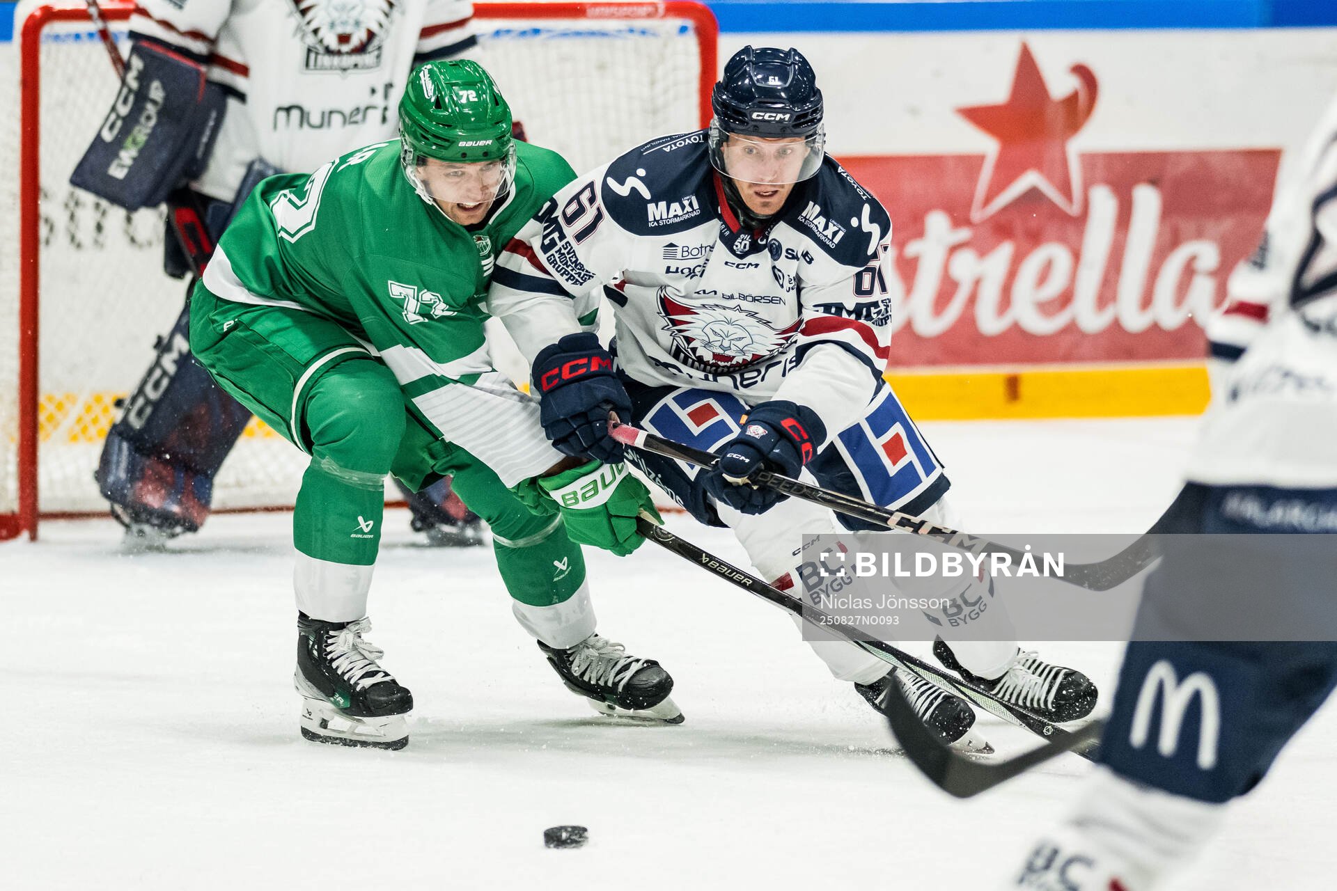 Rögles Daniel Zaar och Linköpings Markus Ljungh