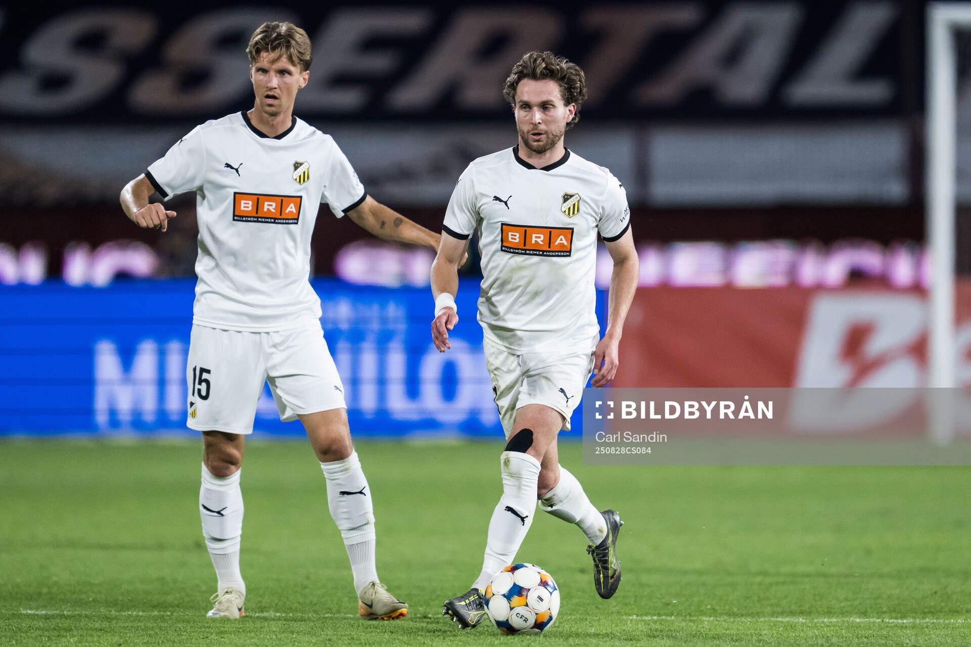 Samuel Leach Holm and Adam Lundkvist of Häcken