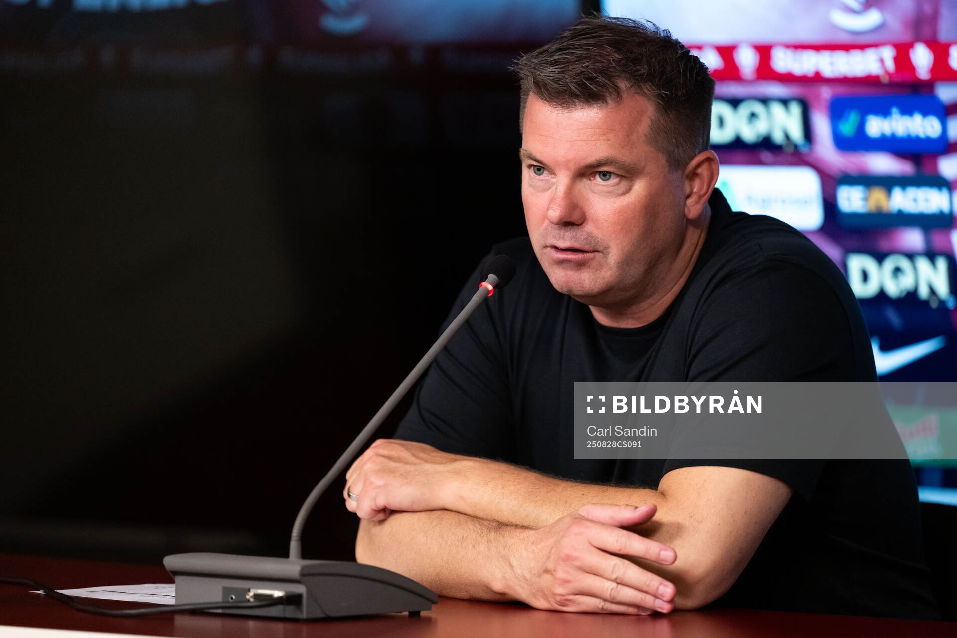 Coach Jens Gustafsson of Häcken