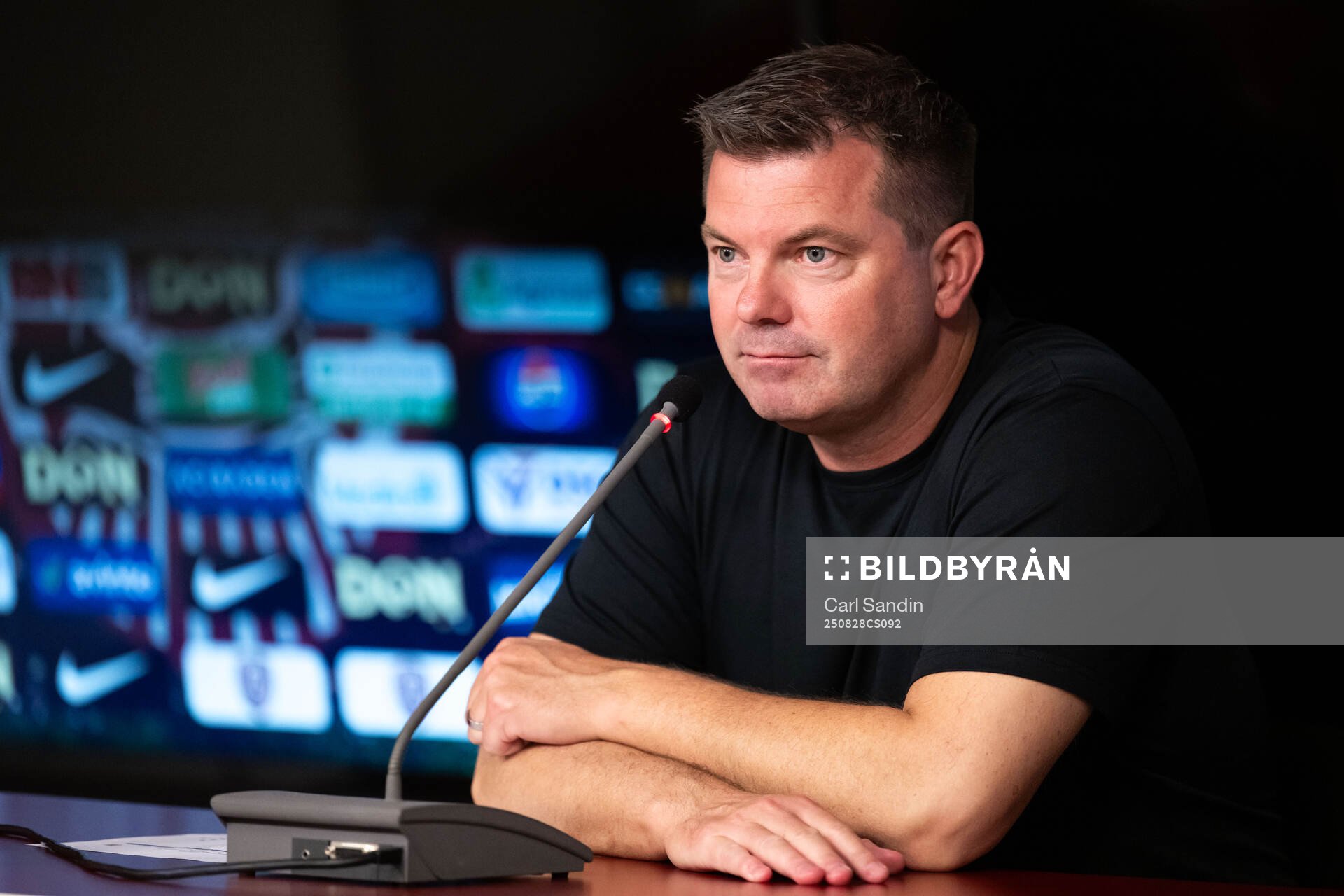 Coach Jens Gustafsson of Häcken