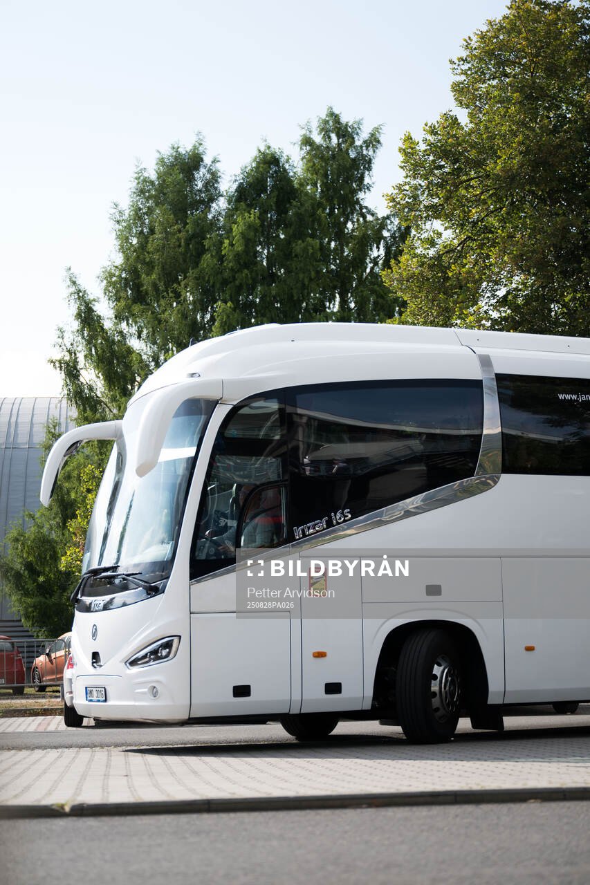 Players of Malmö FF arrives