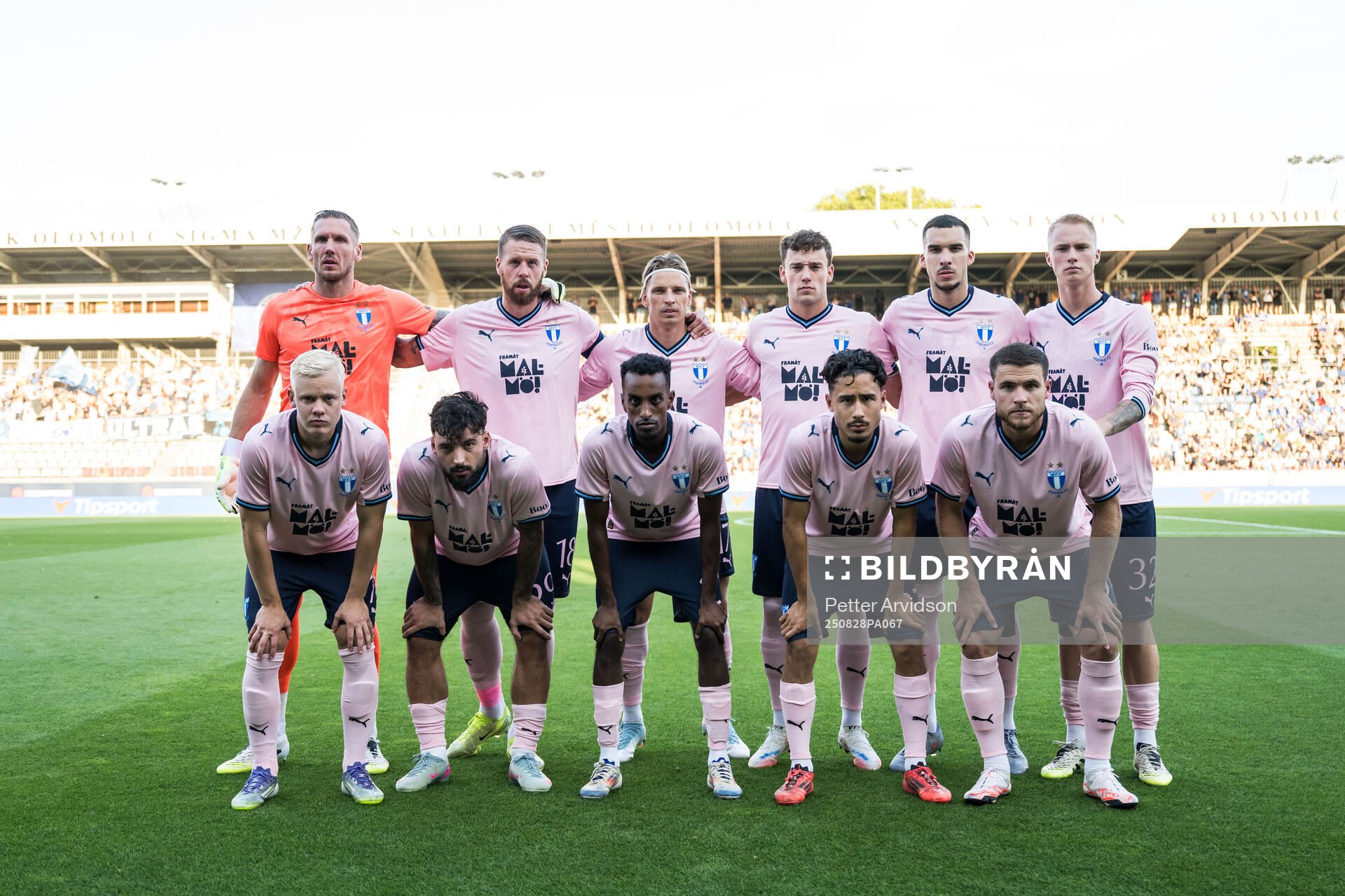 The starting eleven of Malmö FF