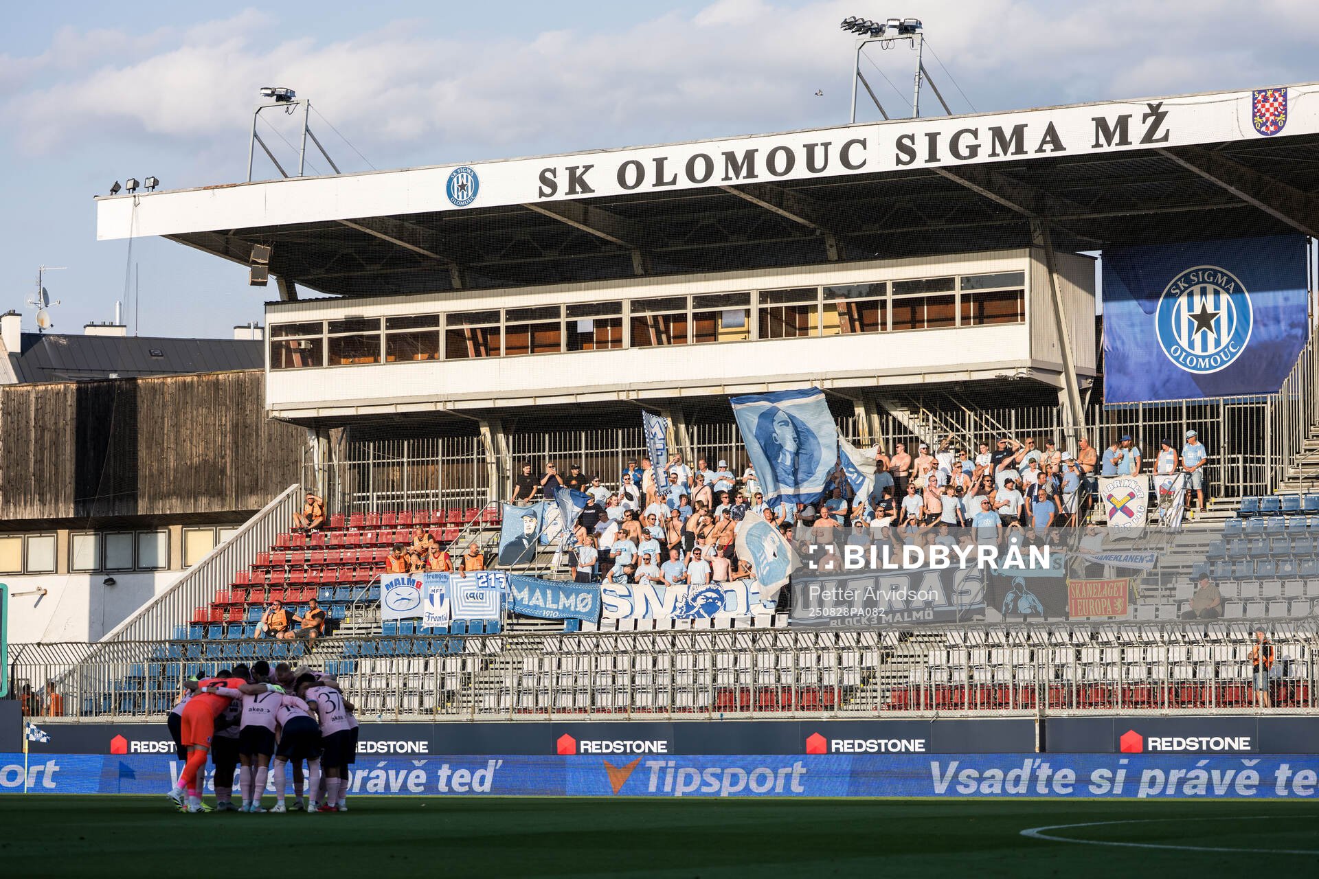 Players and fans of Malmö FF