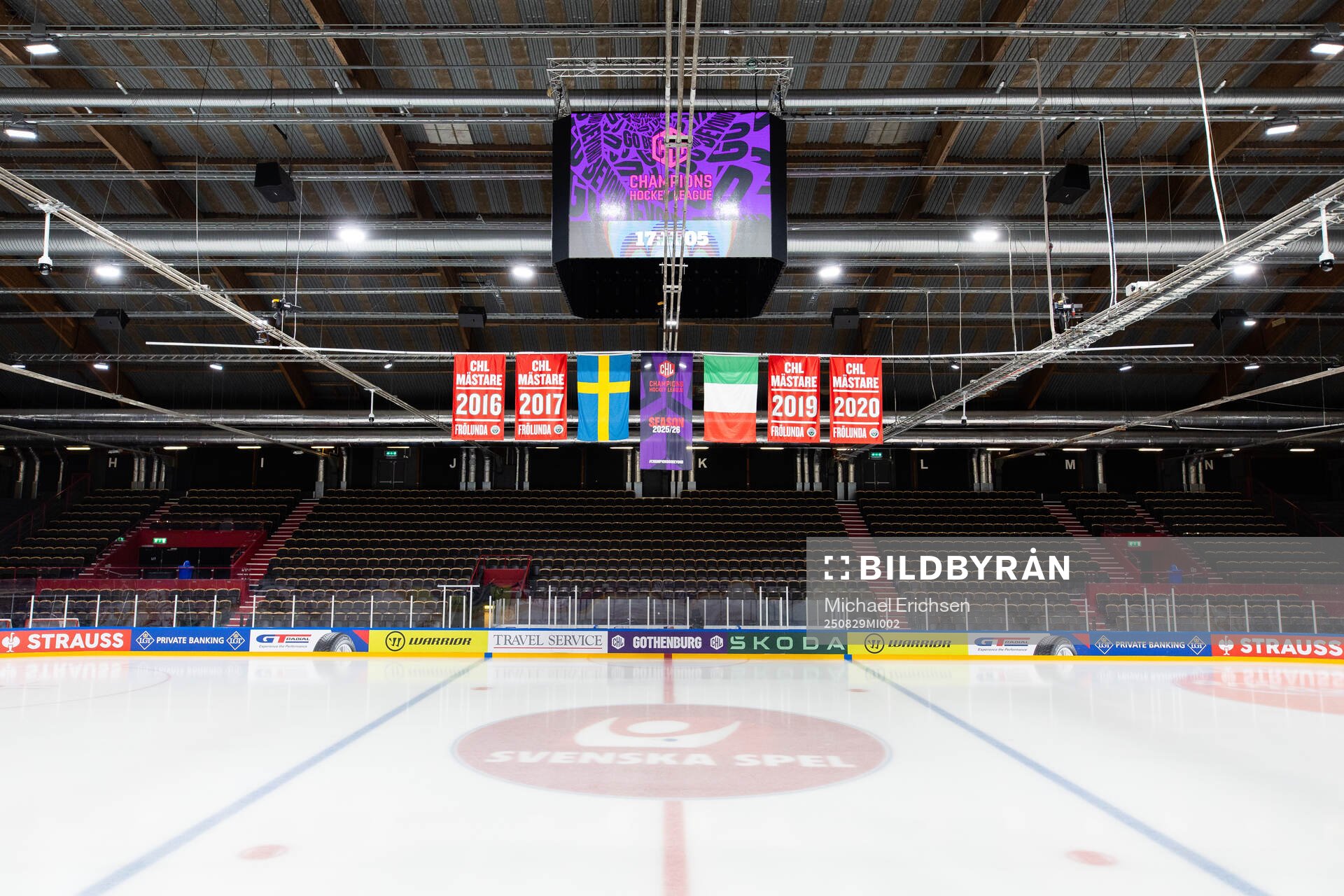 General view of arena Frölundaborg