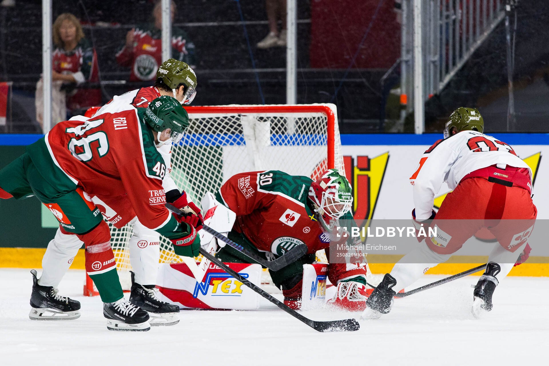 Goalkeeper Tobias Normann of Frölunda