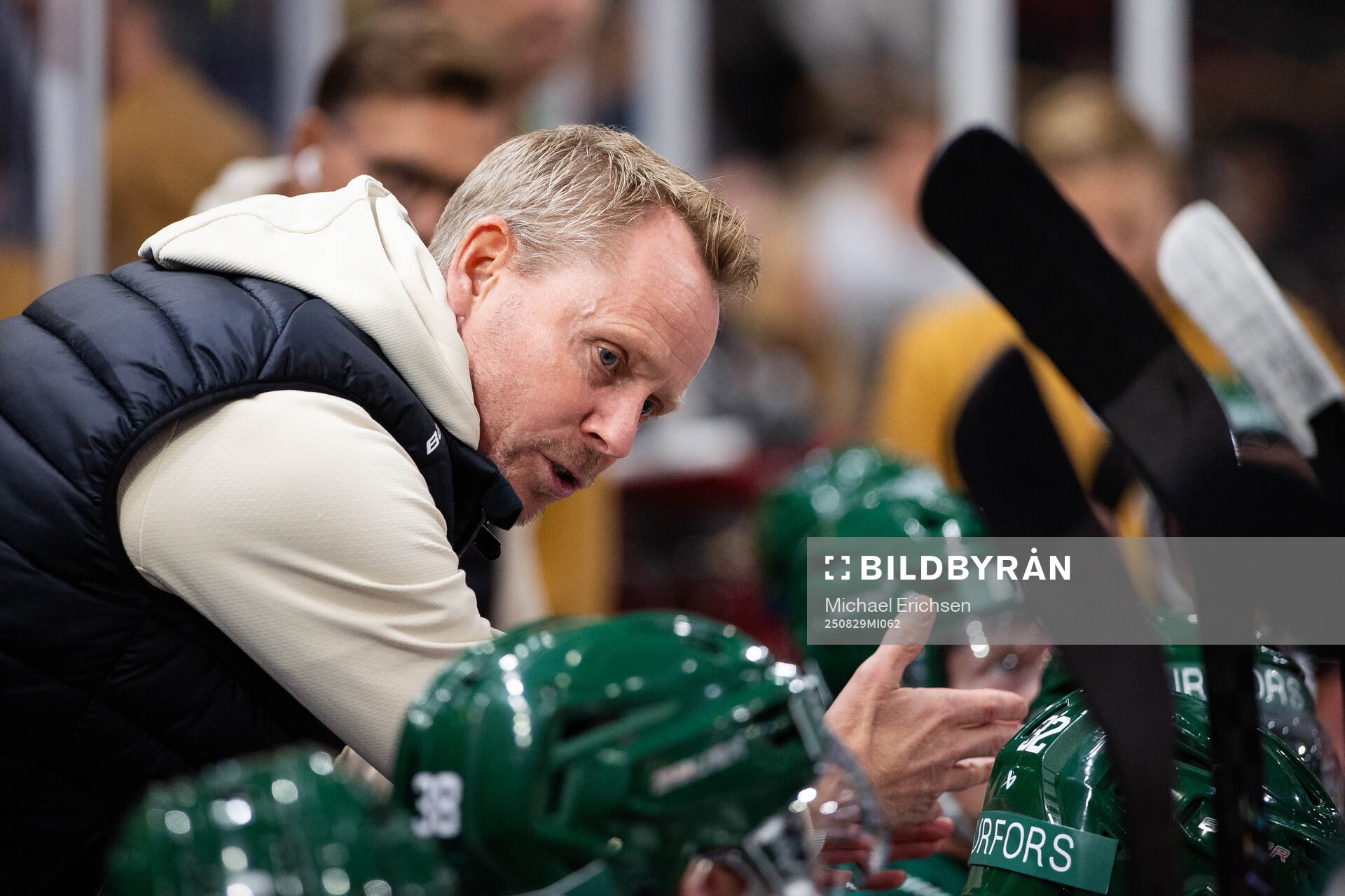 Head coach Robert Ohlsson of Frölunda