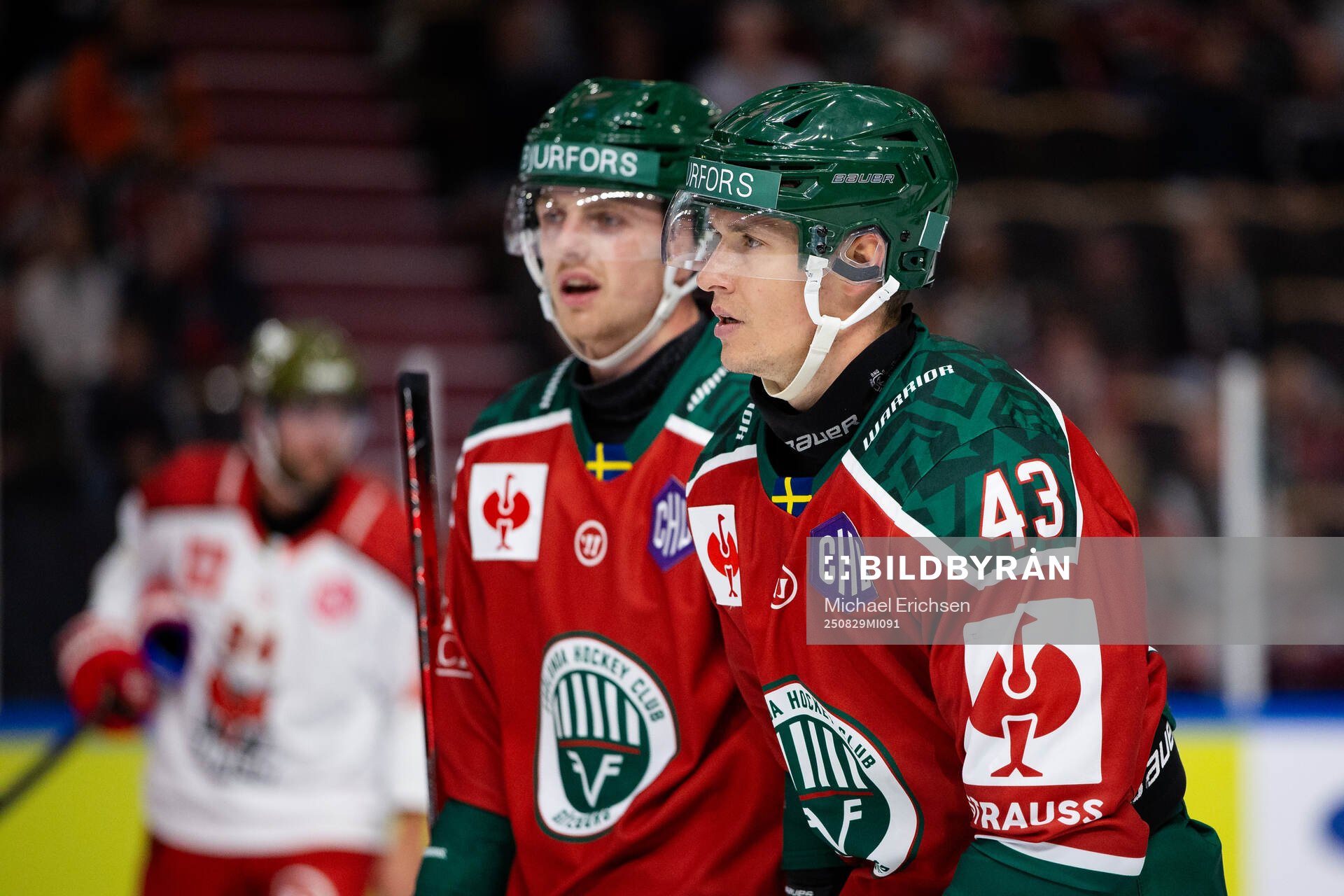 Linus Högberg and Tom Nilsson of Frölunda