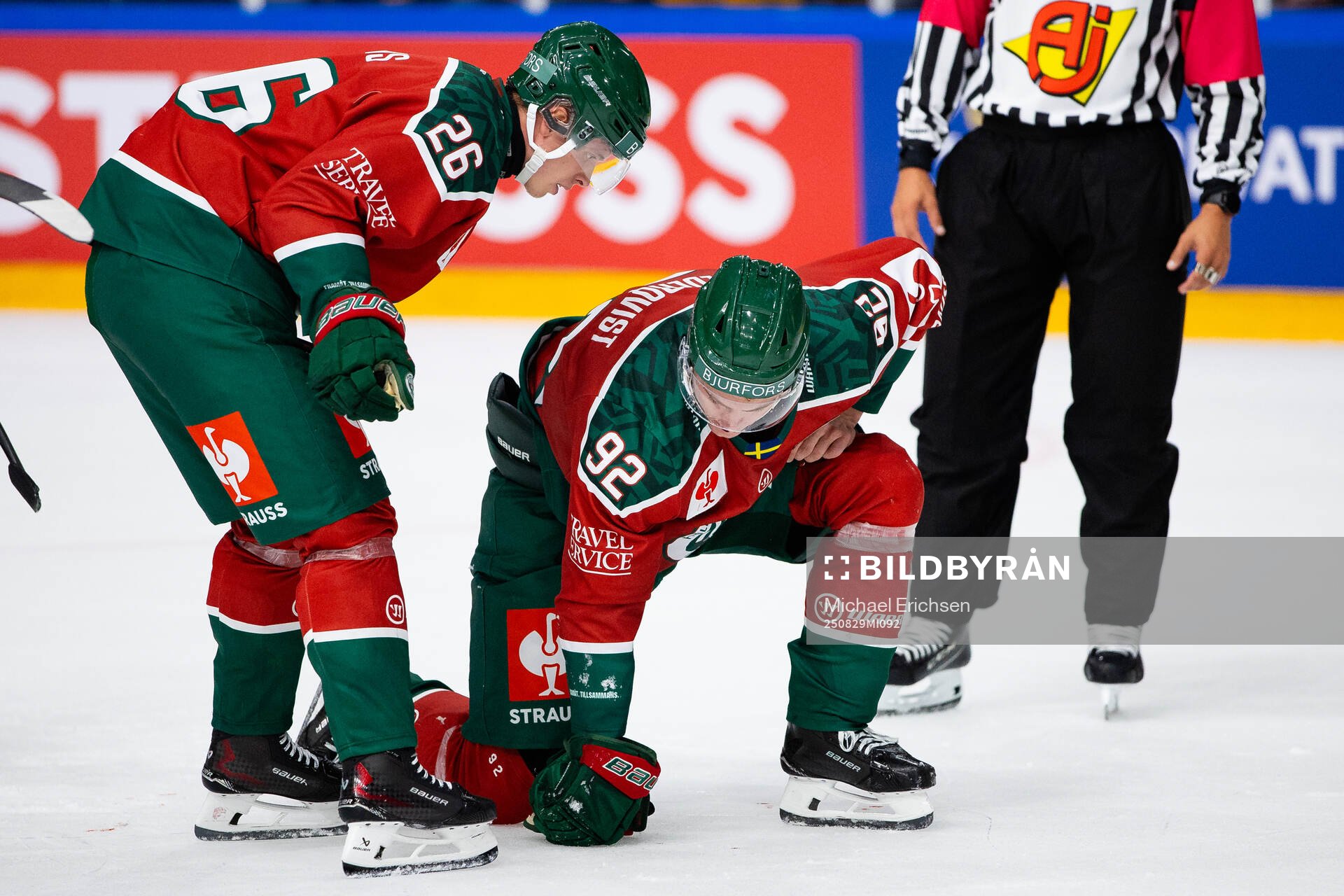 Isac Heens and Filip Cederqvist of Frölunda