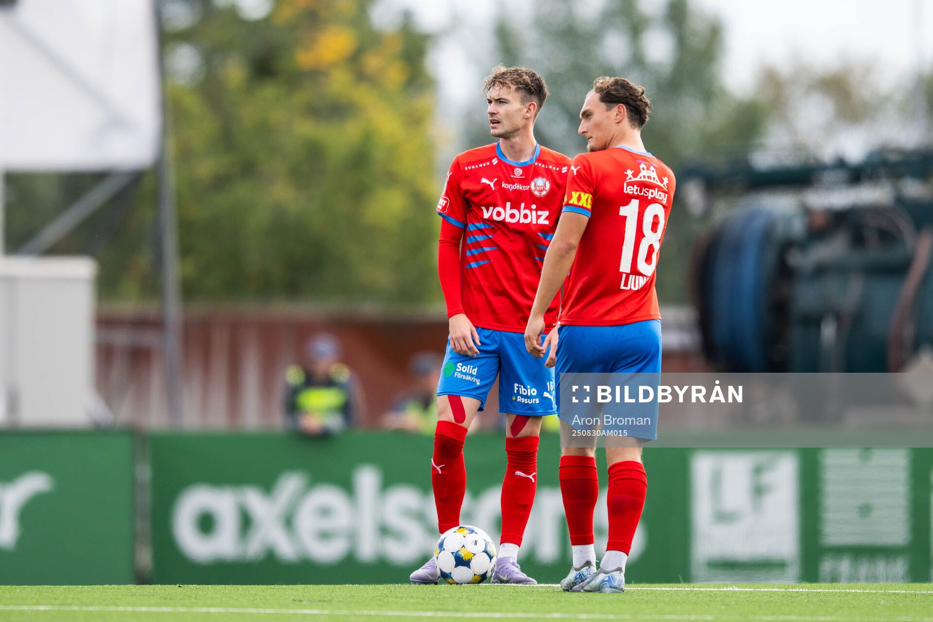 Helsingborgs Alexander Johansson och Casper Ljung