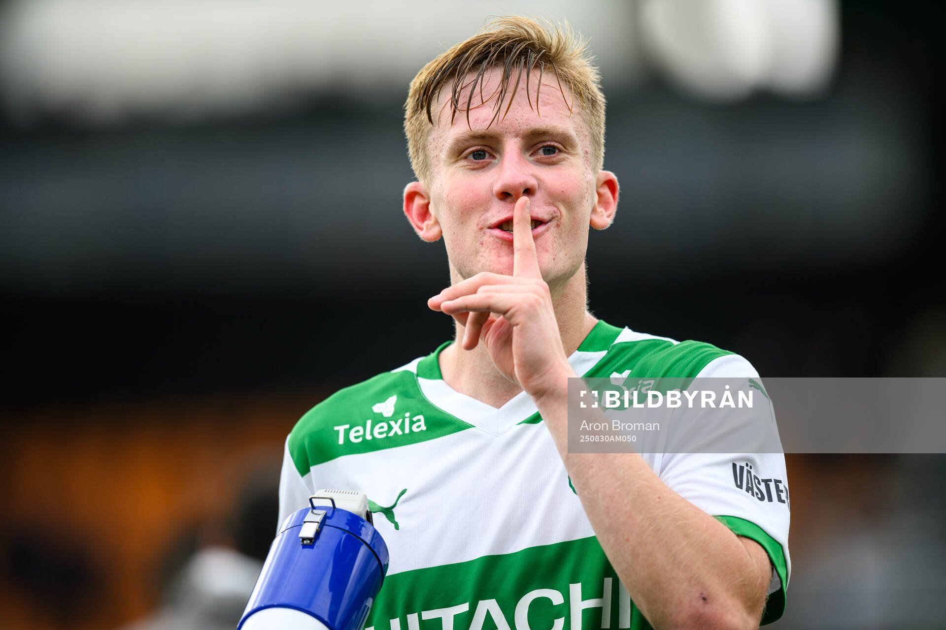 Västerås Karl Gunnarsson jublar