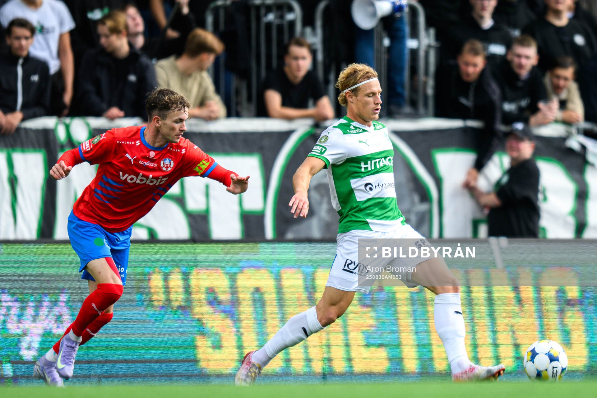 Helsingborgs Alexander Johansson och Västerås Herman