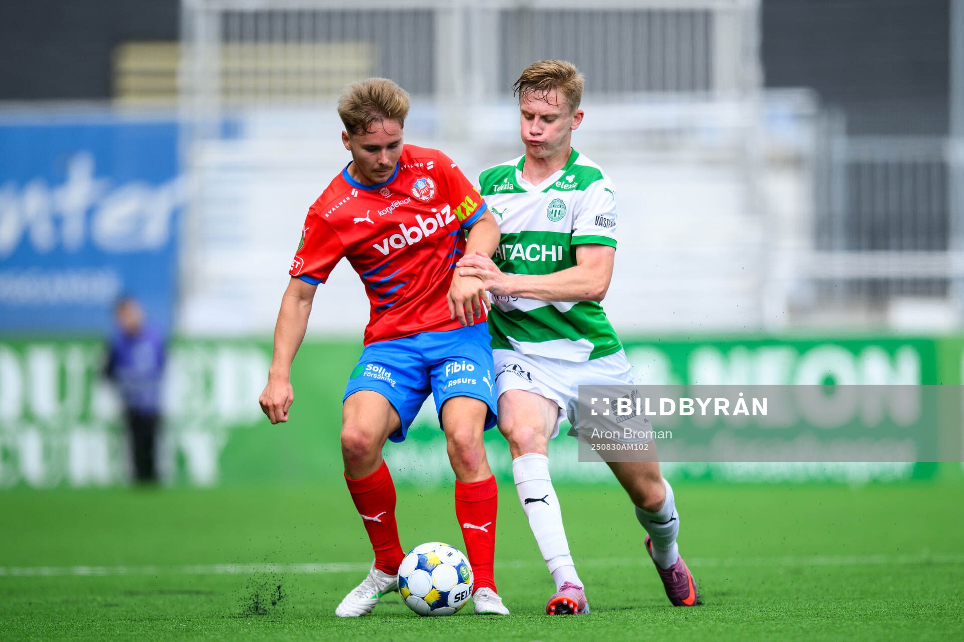 Helsingborgs Simon Bengtsson och Västerås Karl Gunnarsson