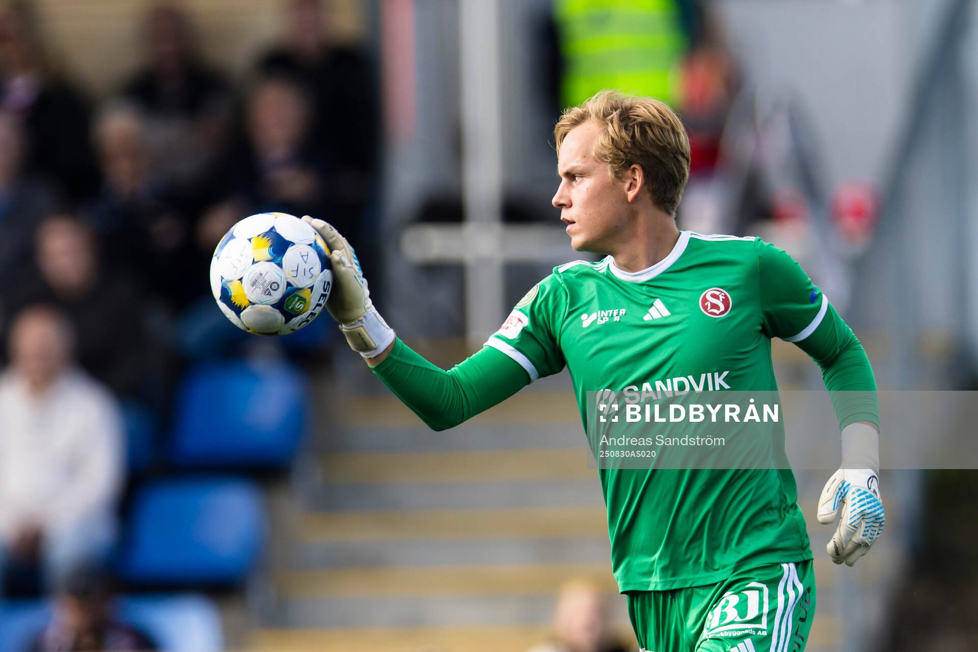 Sandvikens IFs målvakt Hannes Sveijer