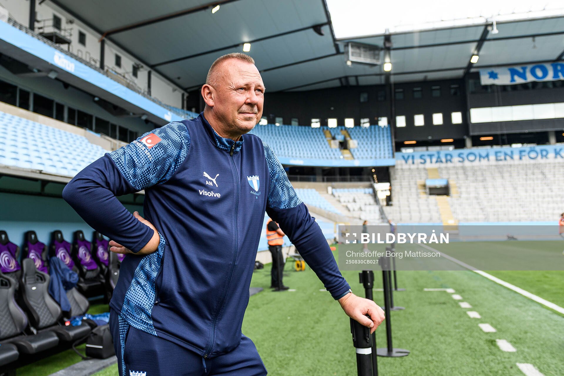 Malmö FFs team manager Anders Nilsson