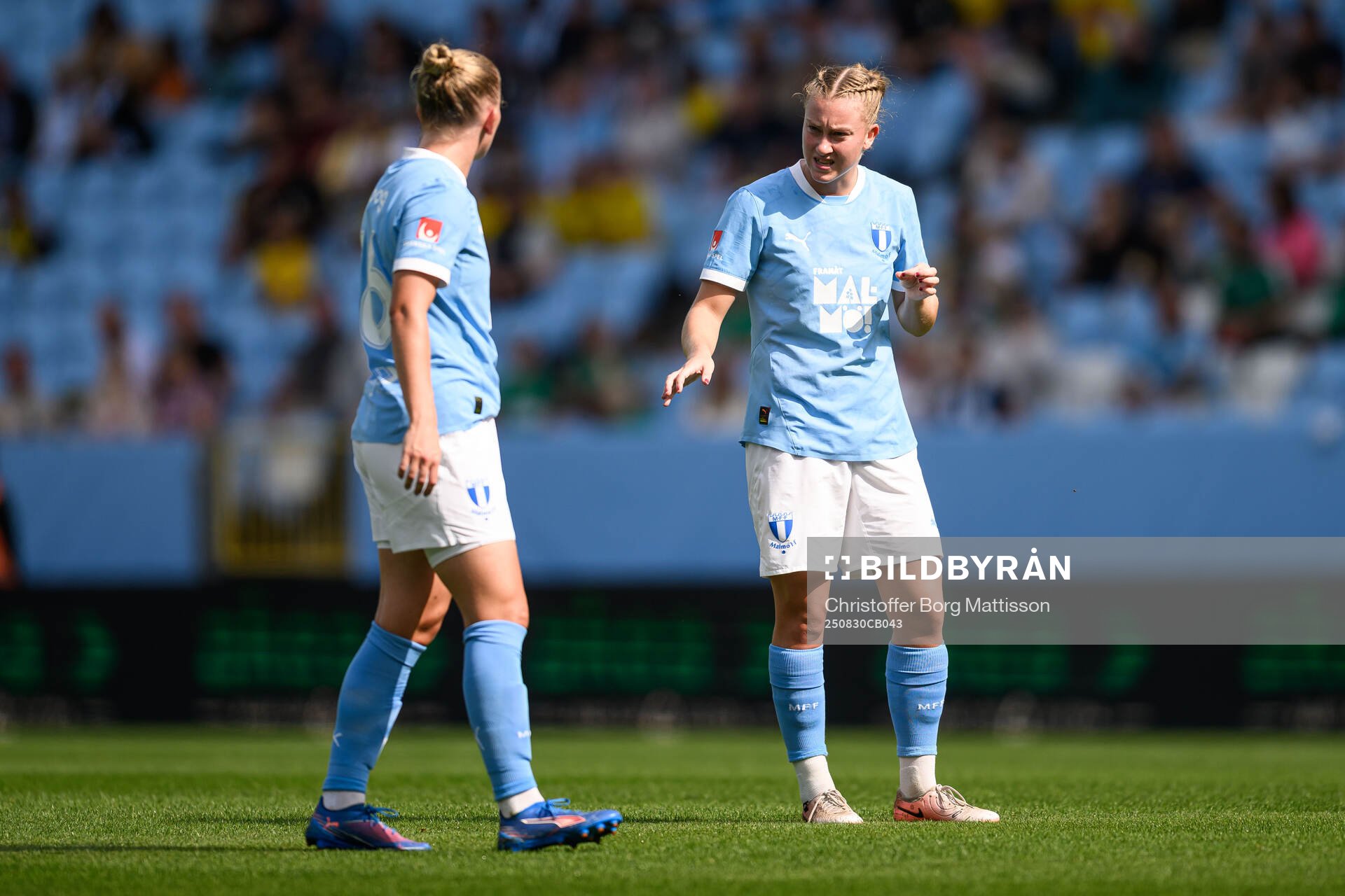 Malmö FFs Tuva Skoog och Agnes Mårtensson
