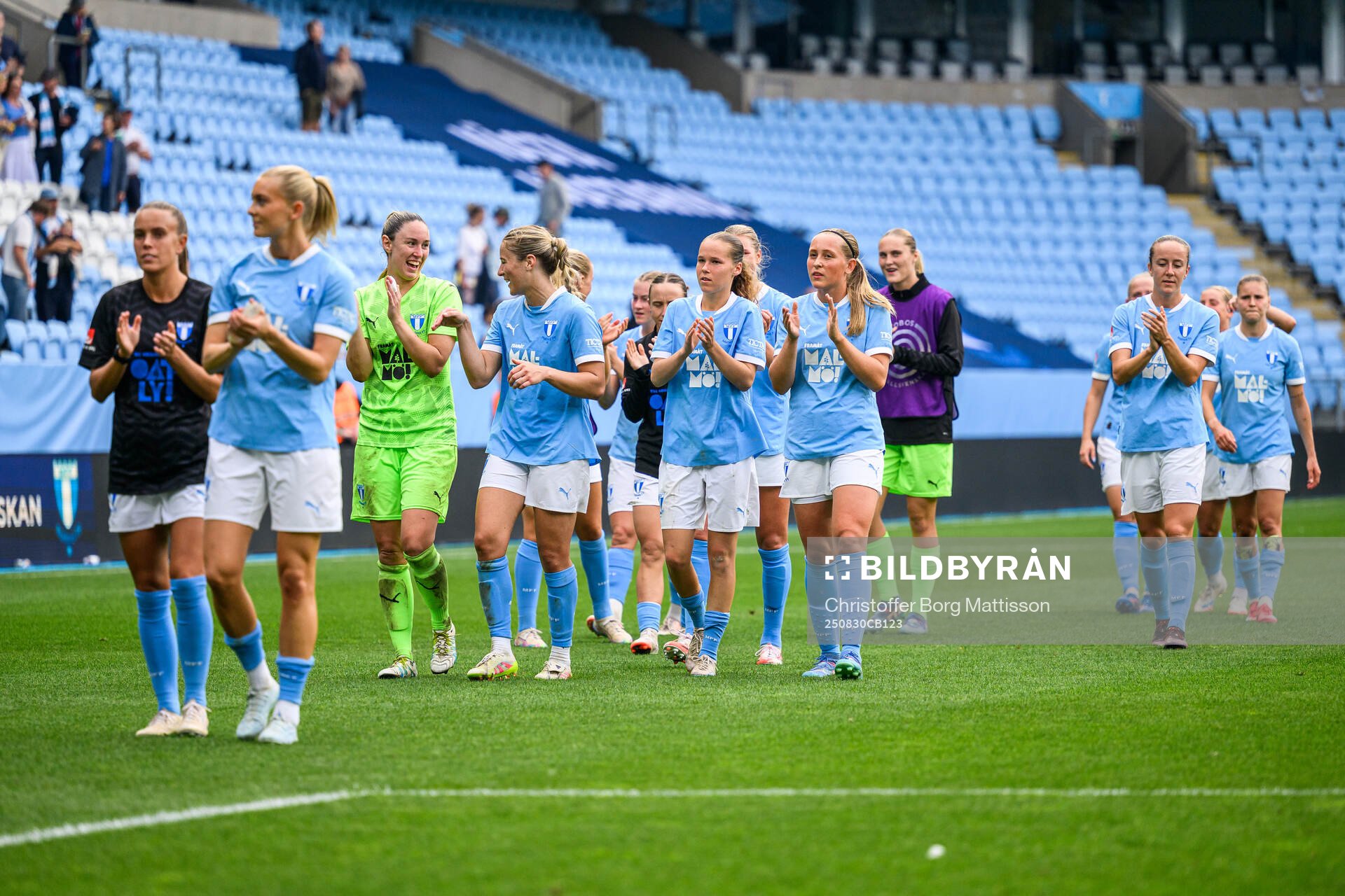 Malmö FFs spelare jublar