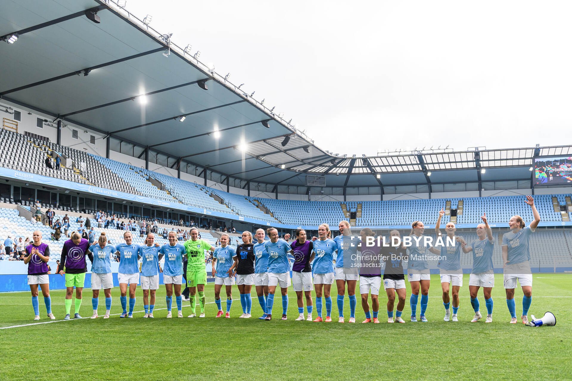 Malmö FFs spelare jublar