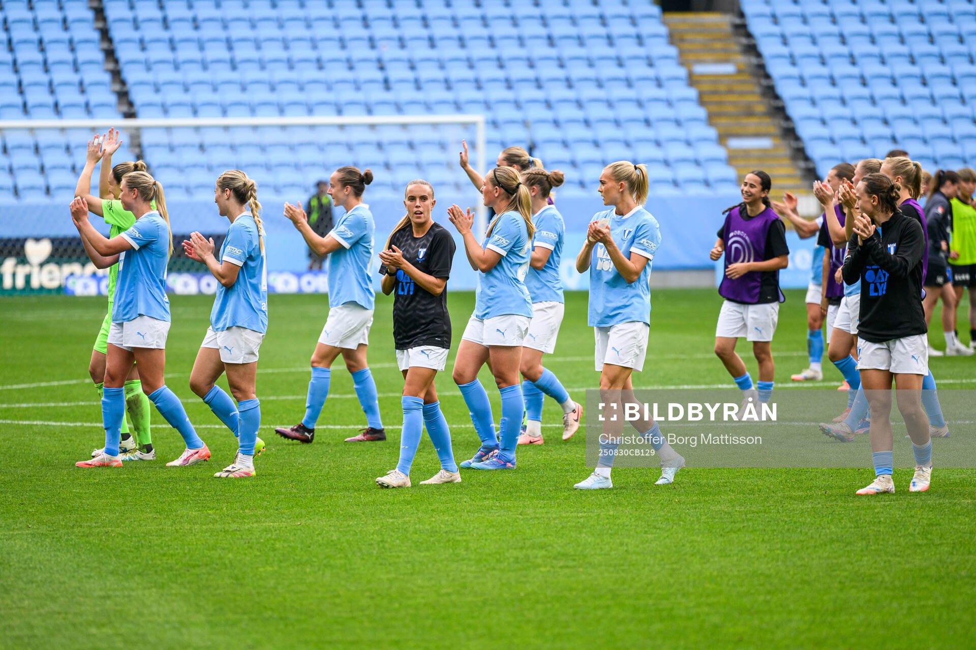 Malmö FFs spelare jublar