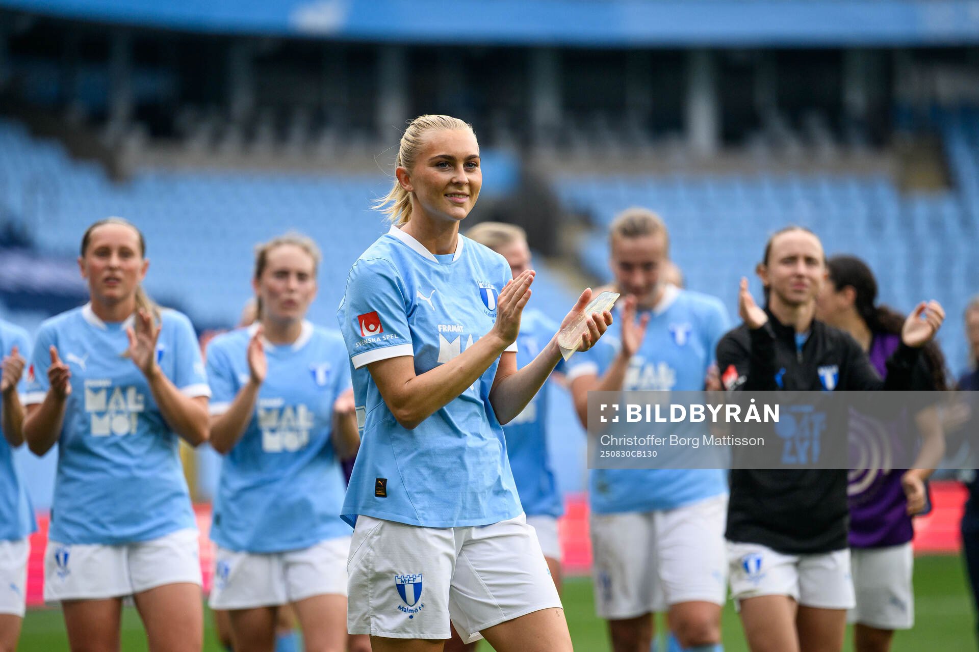 Malmö FFs Beatrice Persson jublar