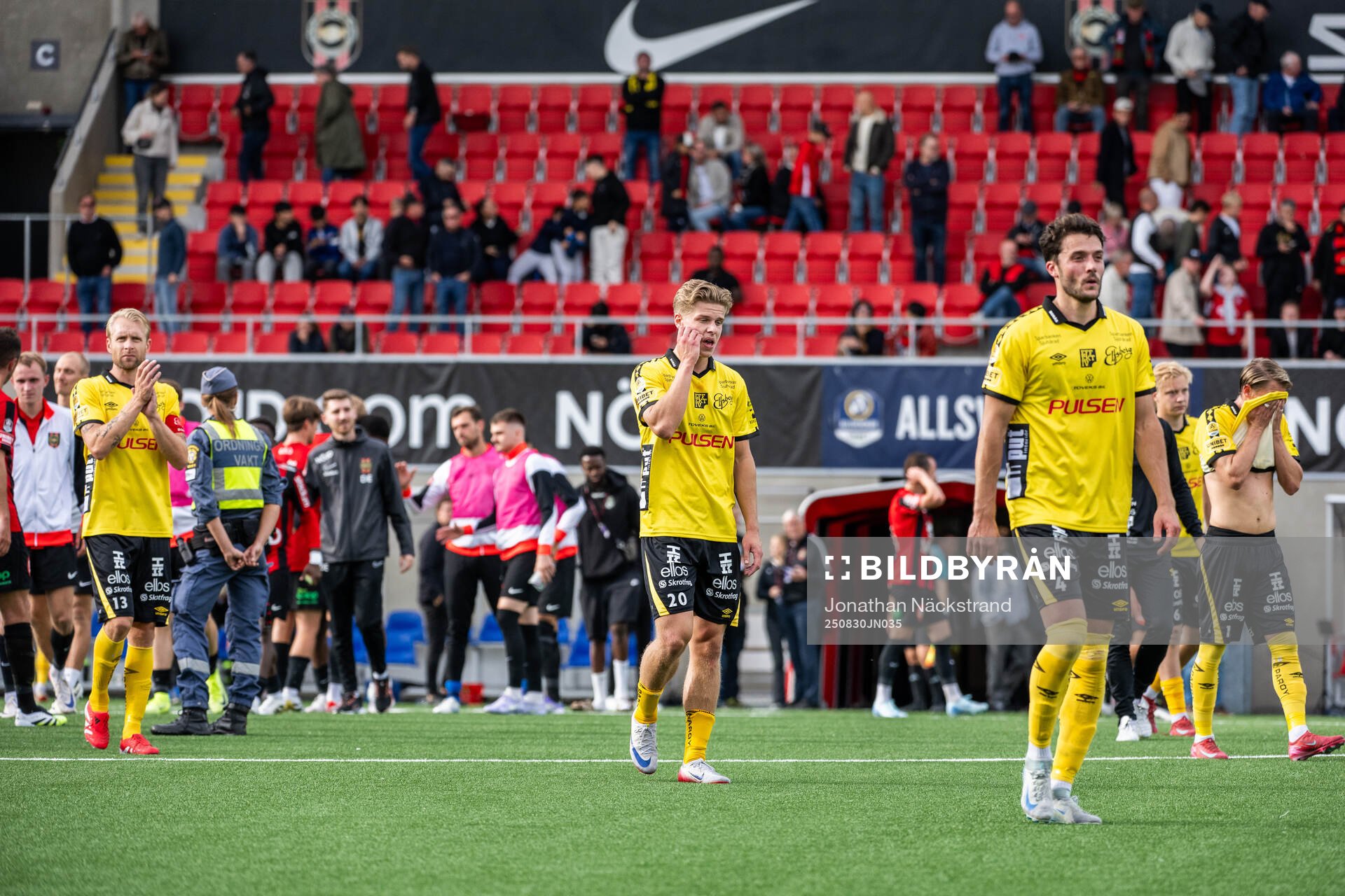Elfsborgs Johan Larsson, Gottfrid Rapp och Daniel Granli