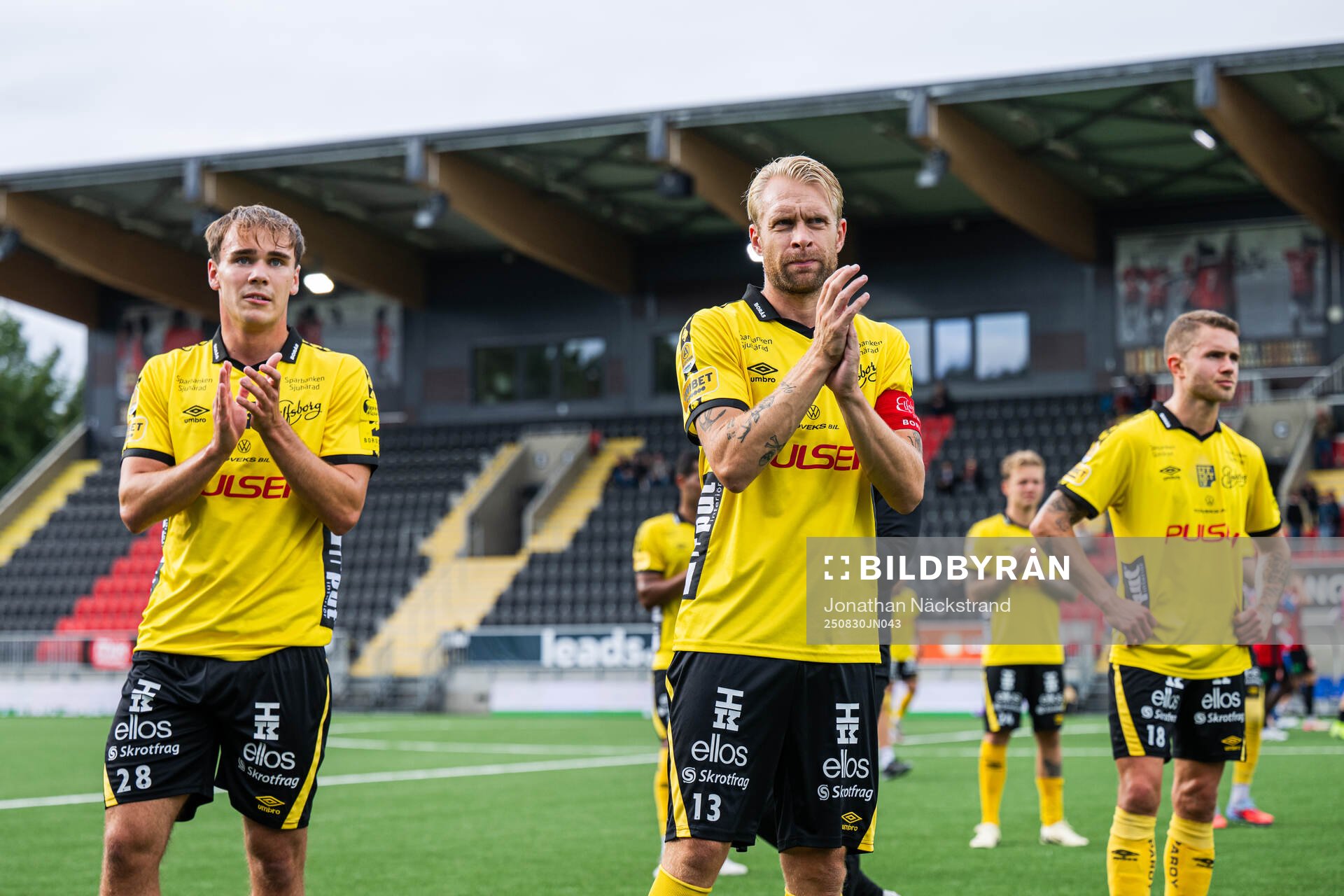 Elfsborgs Frode Aronsson och Johan Larsson