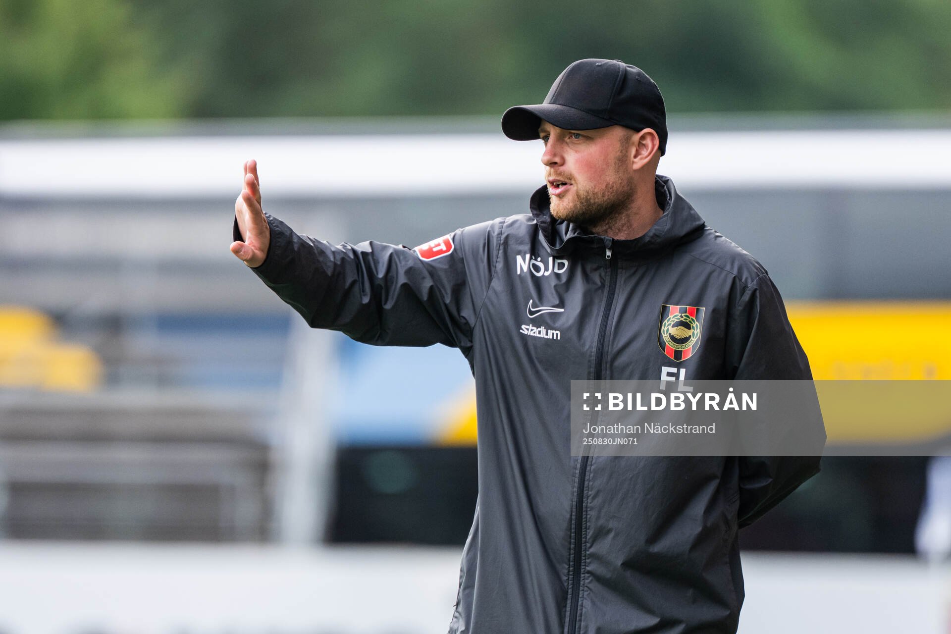 Brommapojkarnas huvudtränare Fredrik Landén