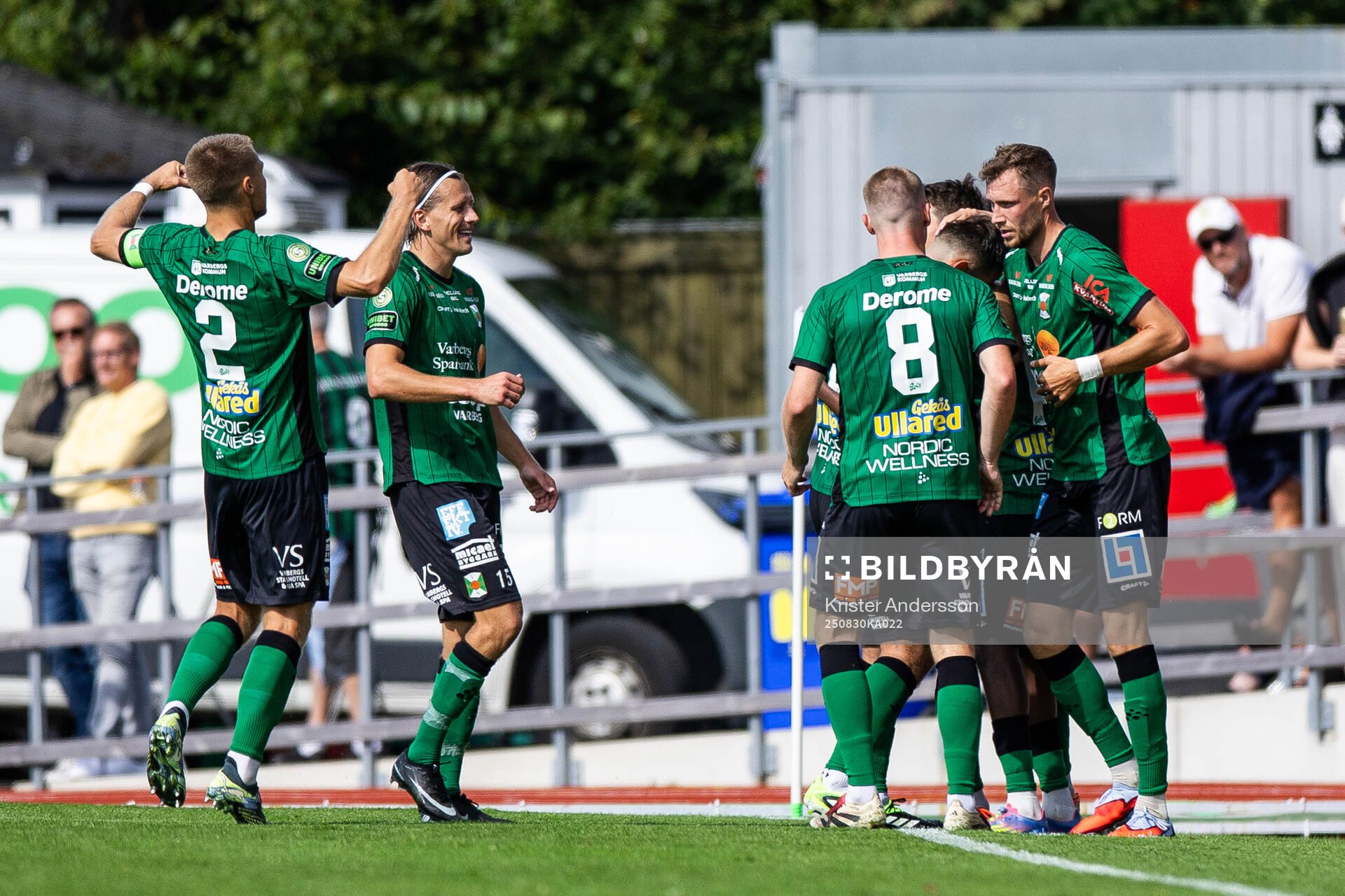 Varbergs Nuurdin Ali Mohudin jublar med lagkamrater