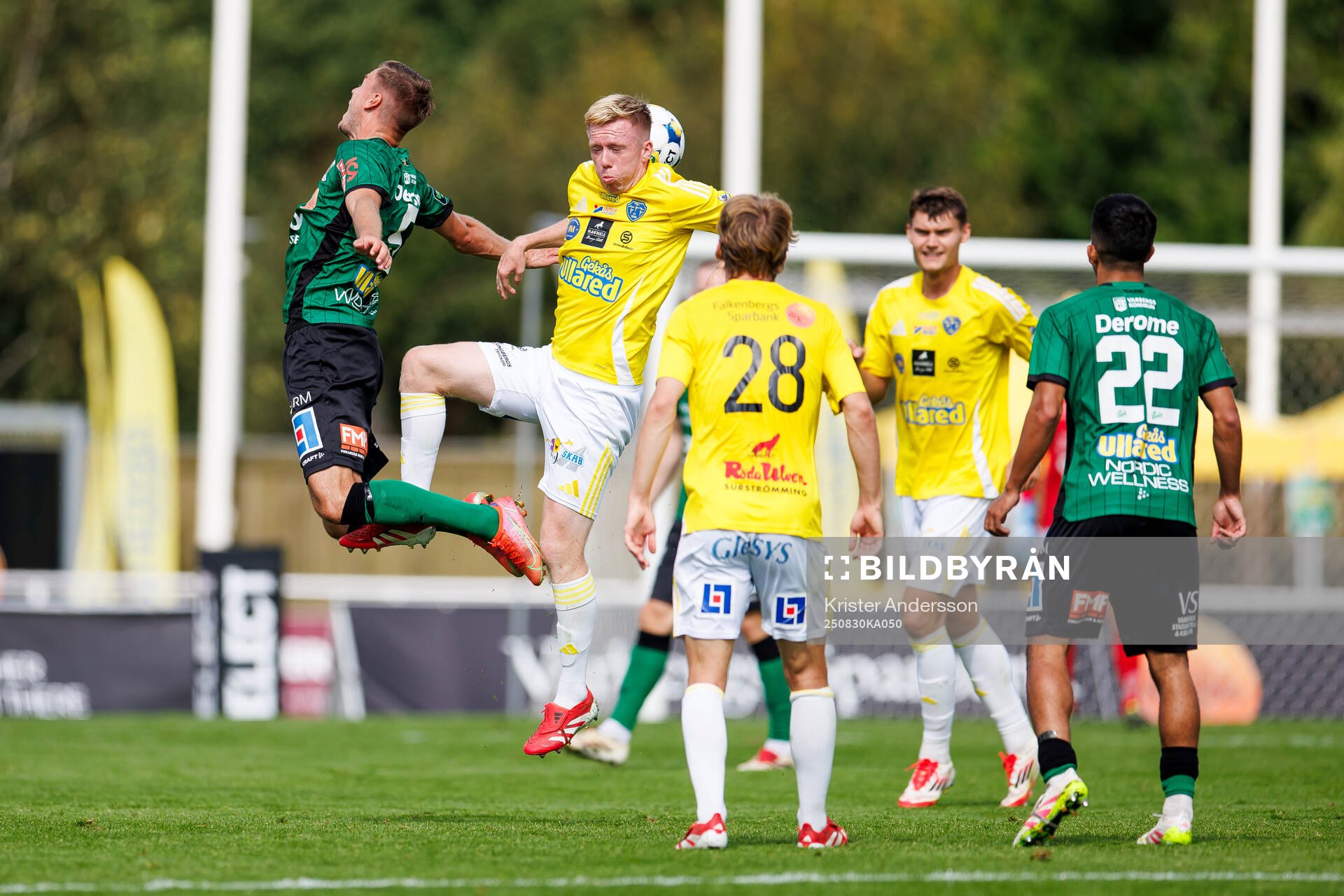 Varbergs Albin Winbo och Falkenbergs Lucas Sibelius