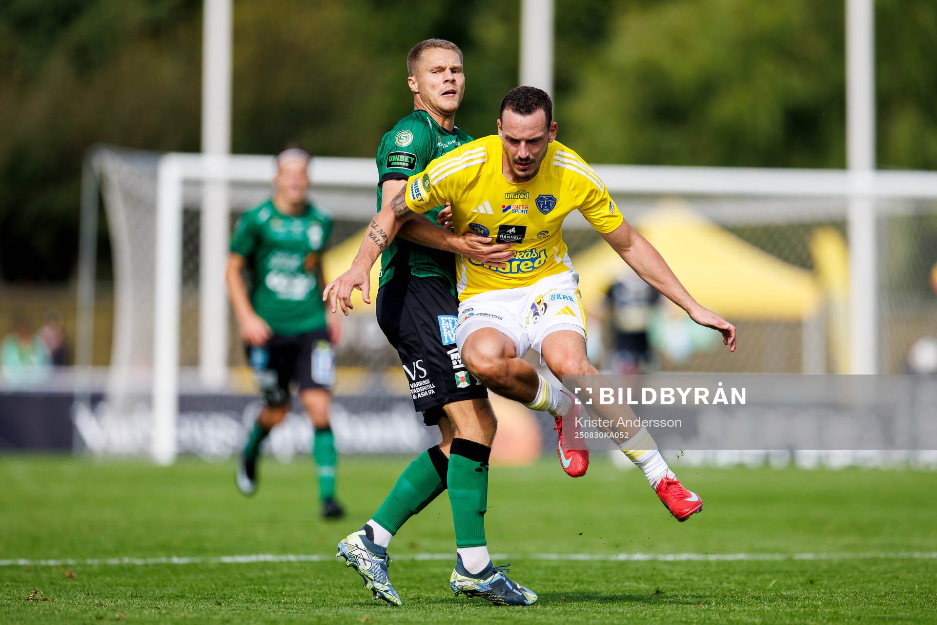 Varbergs Gustav Broman och Falkenbergs Viktor Ekblom