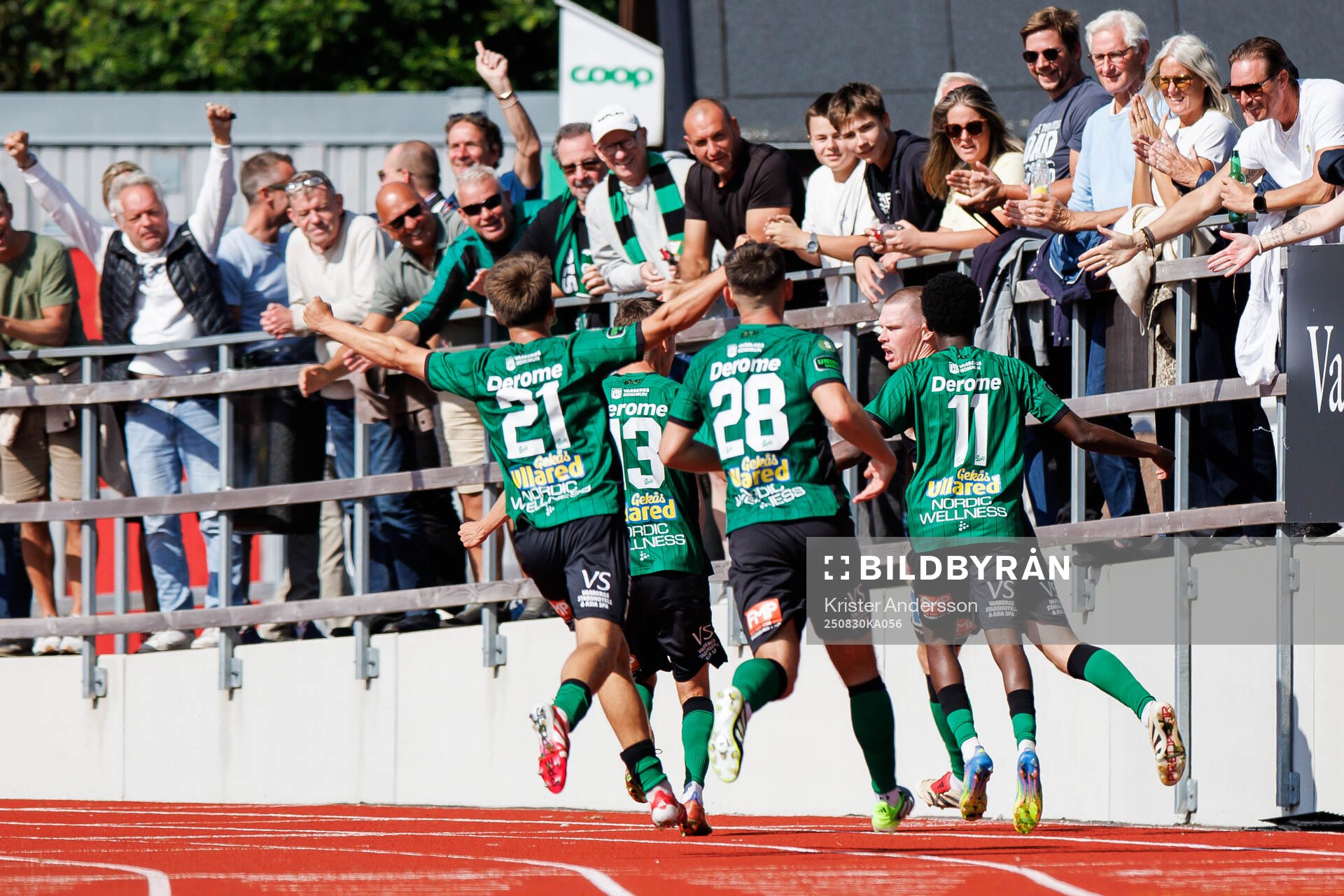 Varbergs Anton Liljenbäck jublar