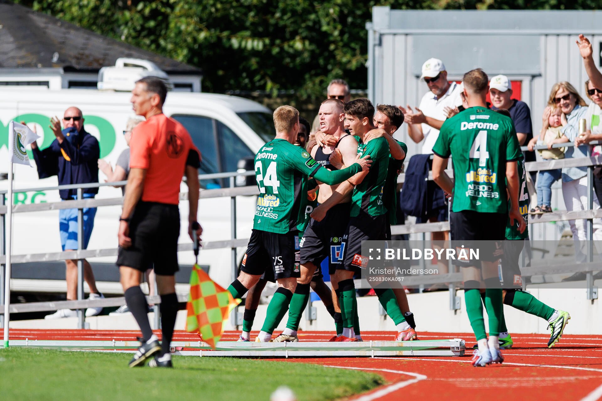 Varbergs Anton Liljenbäck jublar